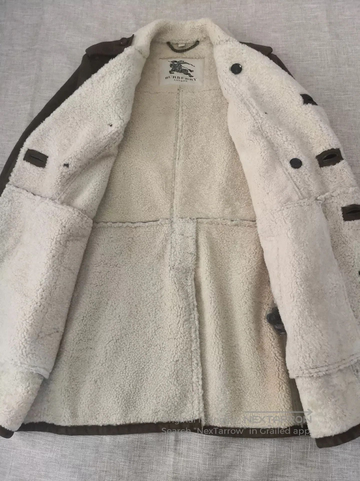 Burberry Burberry London Shearling Leather Coat. Size US L / EU 52-54 / 3 - 5 Thumbnail