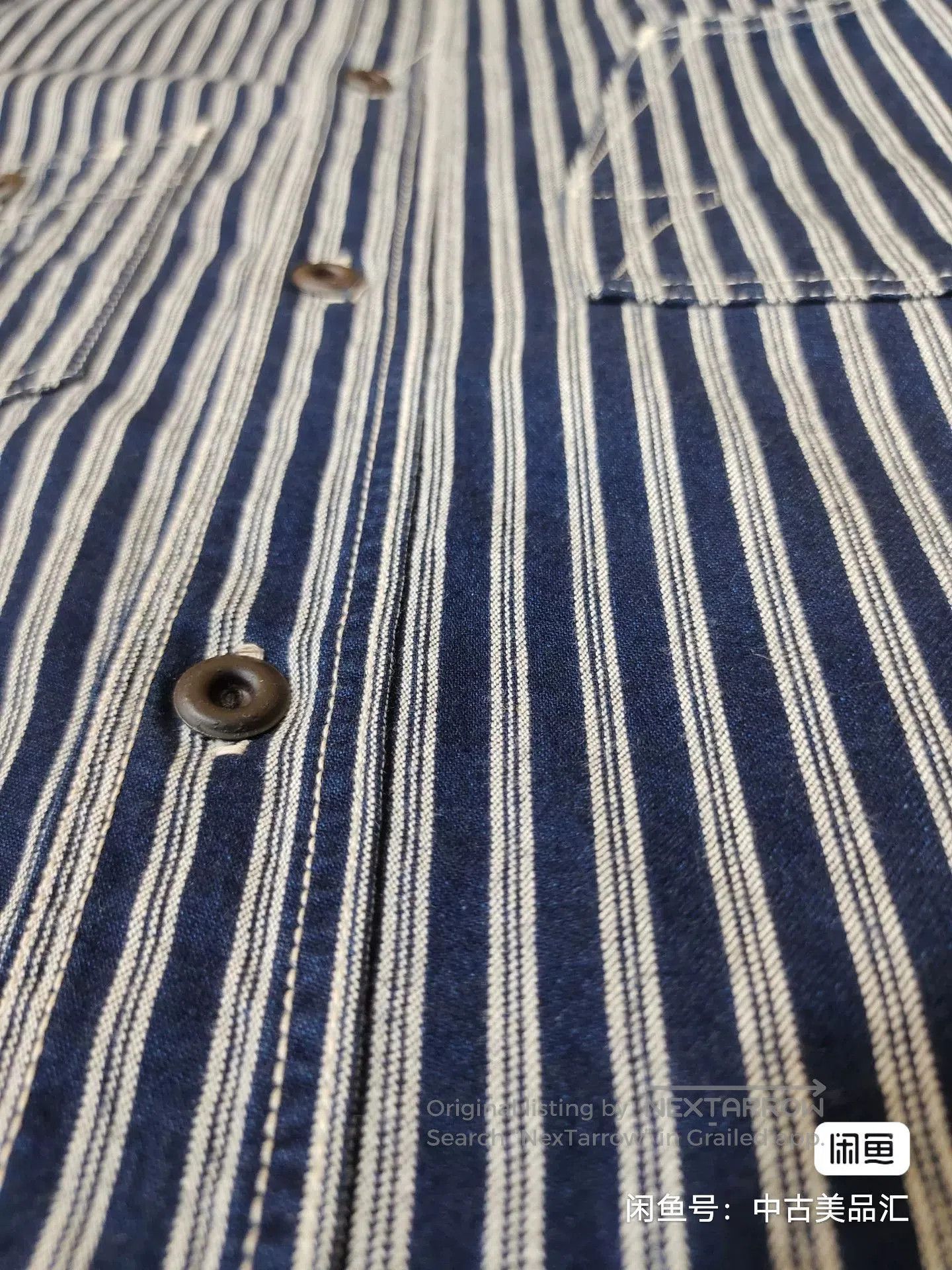 Freewheelers Early Limited Edition Striped Shirt. Size US M / EU 48-50 / 2 - 6 Thumbnail