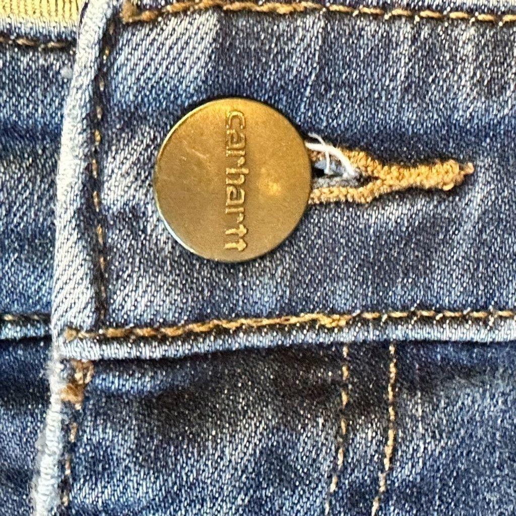 Carhartt CARHARTT Slim Fit Bermuda Jean Short Women’s Size 8. Size 30" / US 8 / IT 44 - 8 Thumbnail