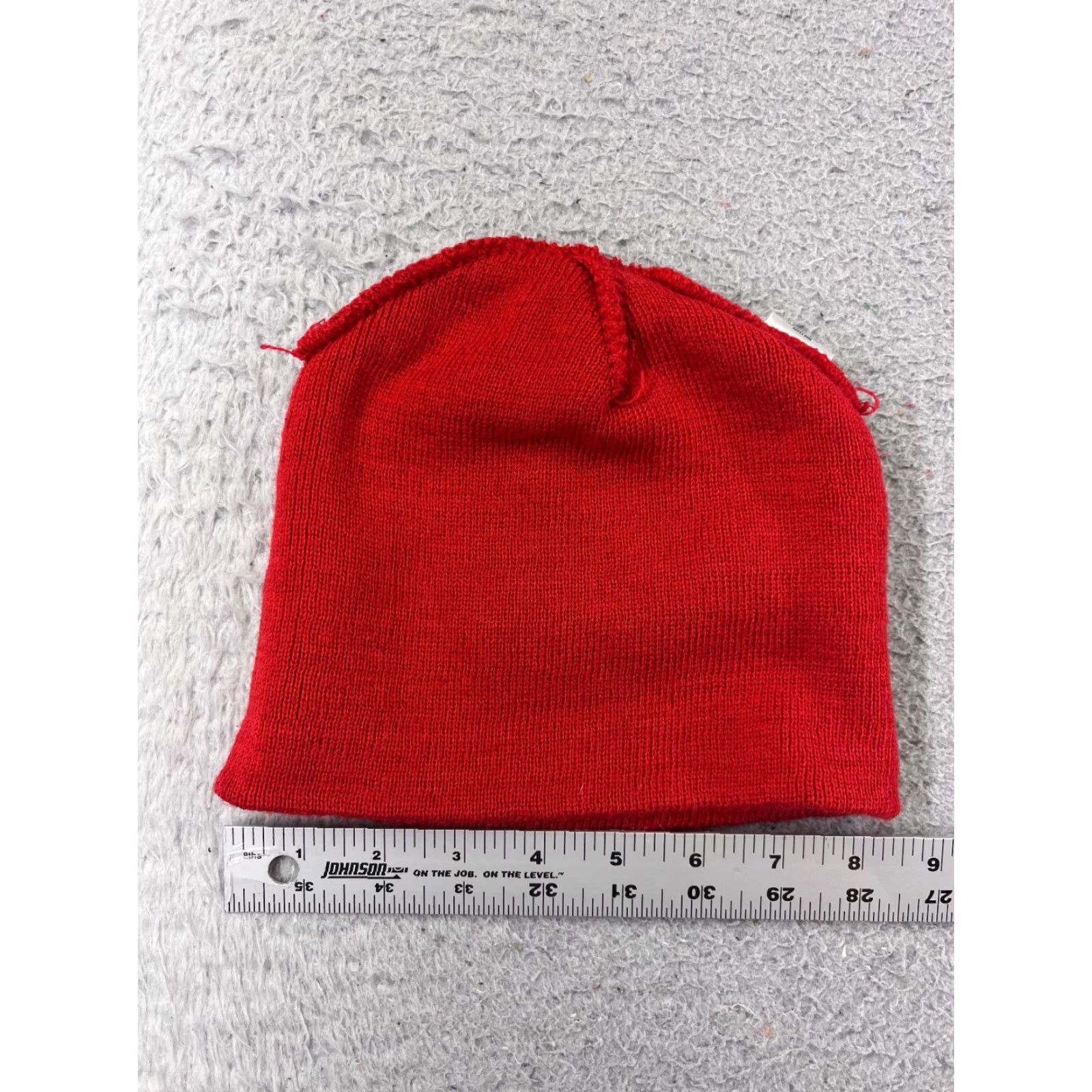 Walmart Walmart Classic Red Knit Beanie Hat One Size Ski Casual Unisex Adults Size ONE SIZE - 4 Thumbnail