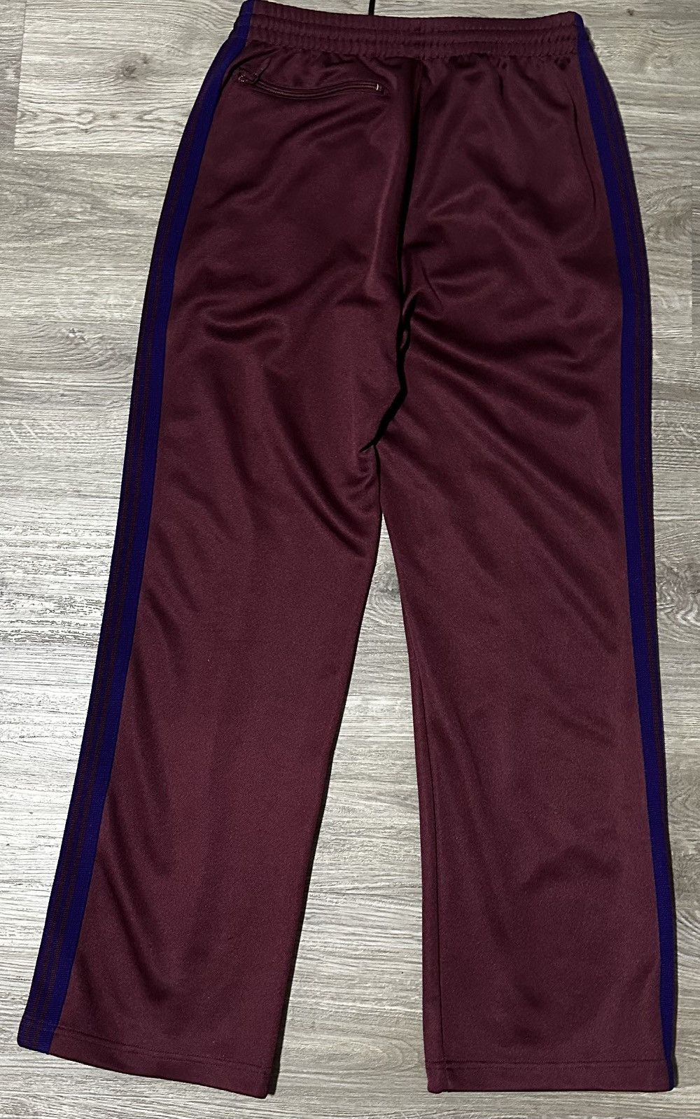 Needles Needles Japan Burgundy Track Pants Size US 29 - 3 Thumbnail