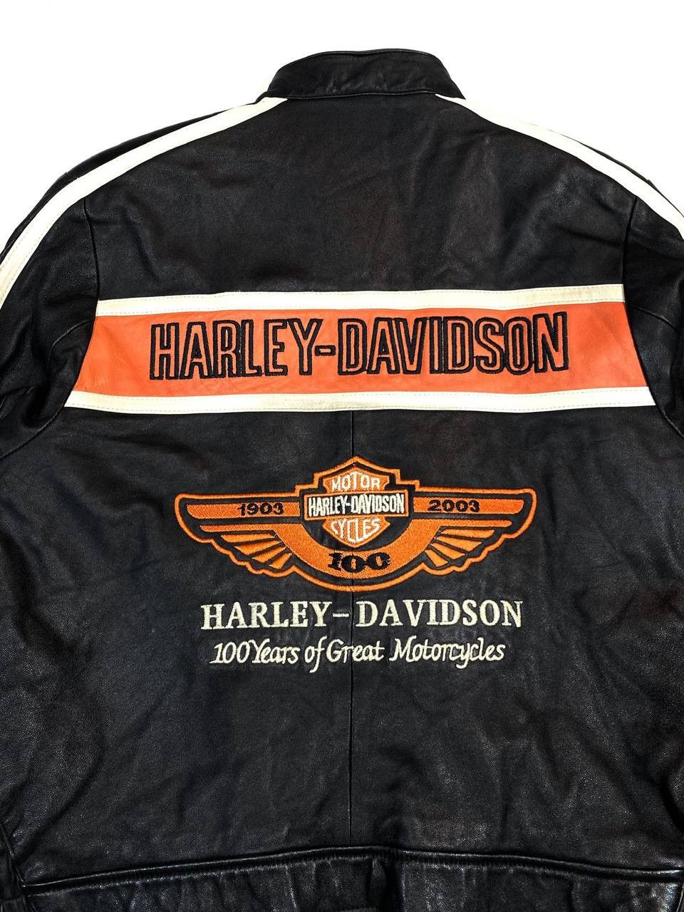 Harley Davidson Harley Davidson Motorcycle Biker Leather Jacket Racing Size US S / EU 44-46 / 1 - 9 Thumbnail