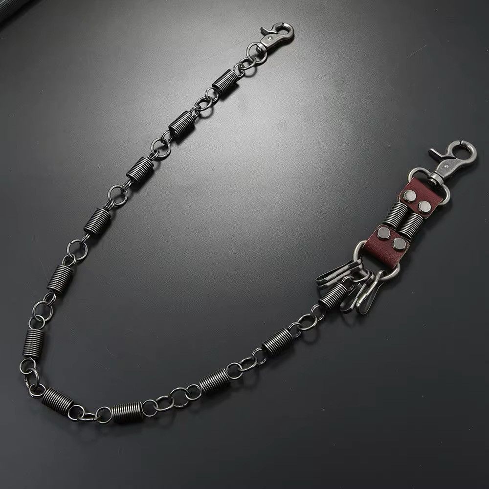 Vintage Retro Metal Spring Jeans Chain Size ONE SIZE - 3 Thumbnail