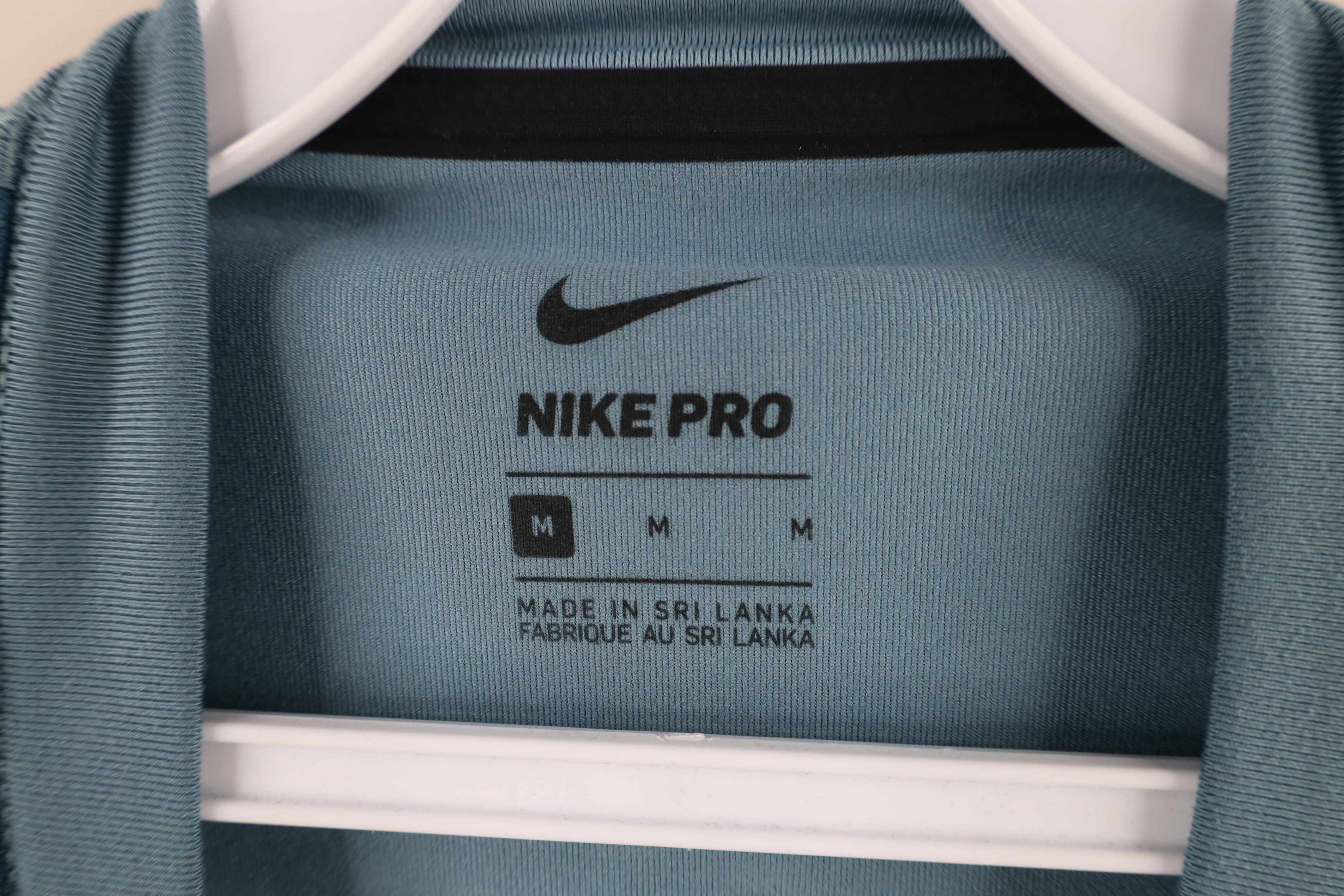 Nike × Vintage Nike Pro Long Sleeve Training Gym Running T-Shirt Blue Size US M / EU 48-50 / 2 - 5 Thumbnail
