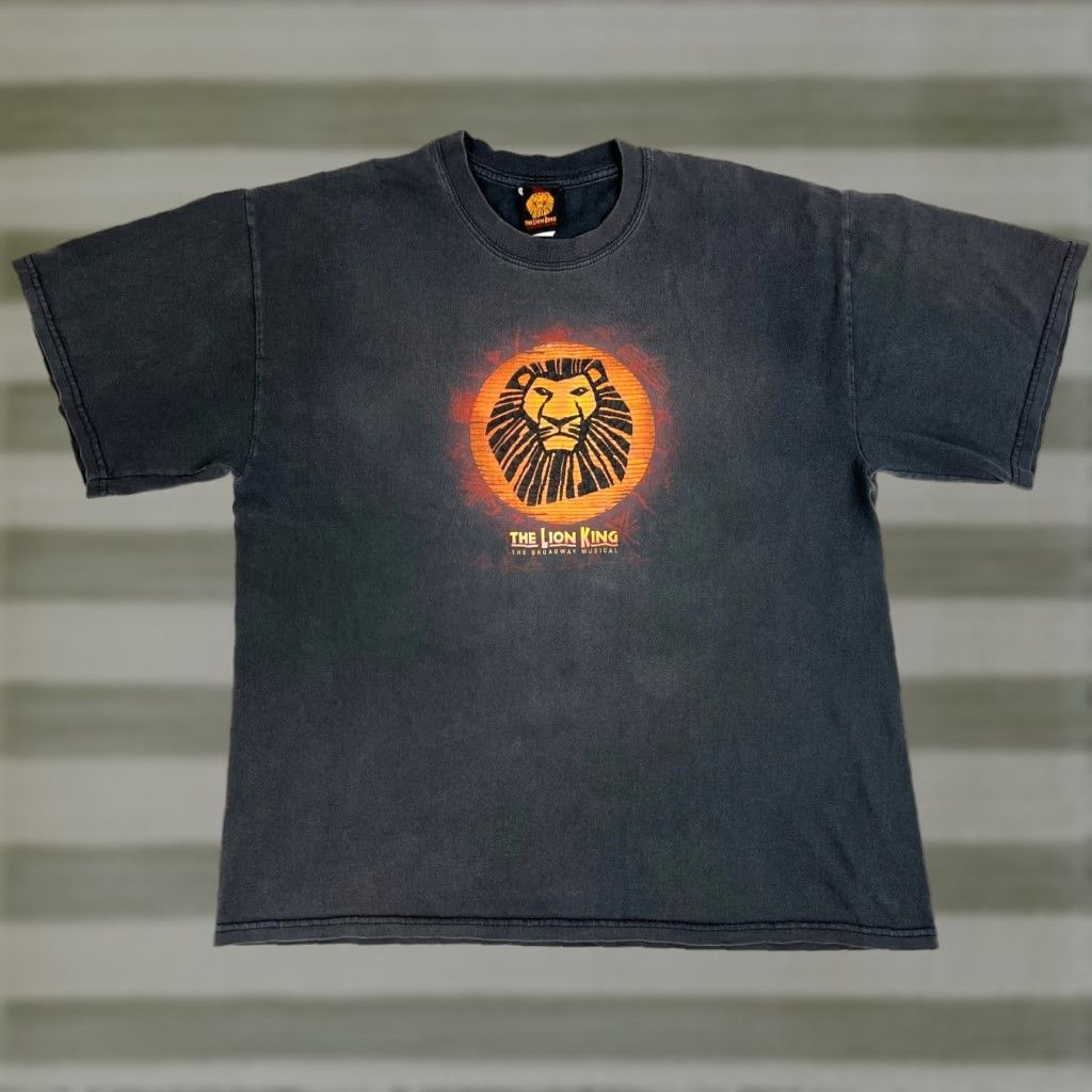 Disney Disney The Lion King Broadway Musical Chicago T-Shirt Double-Sided XL Unisex Adults Black Cotton Vintage Disney Shirt Mens Size US XL / EU 56 / 4 - 1 Thumbnail