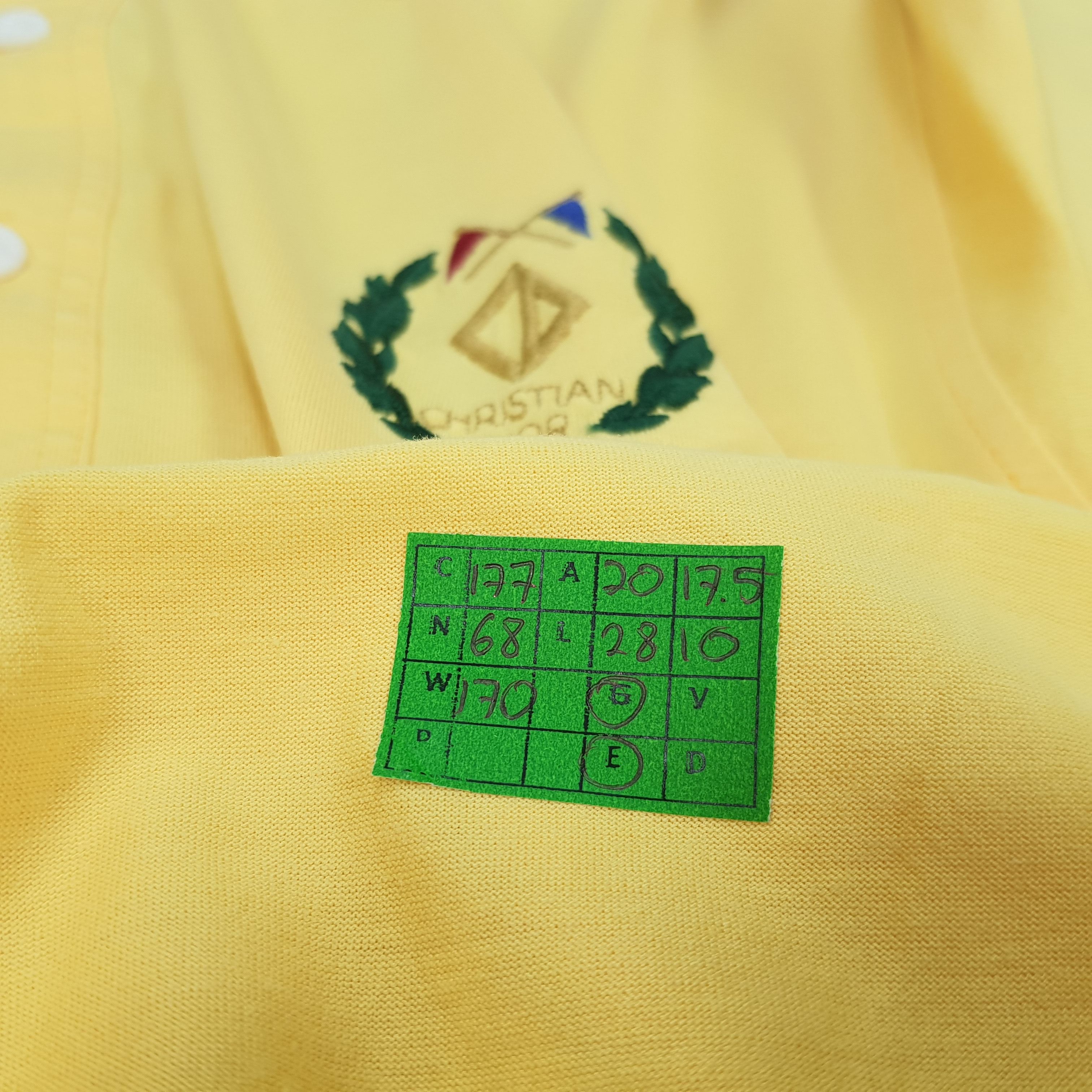 Christian Dior Monsieur × Vintage Vintage Christian Dior Sports Designer Polo Shirt Size US M / EU 48-50 / 2 - 7 Thumbnail