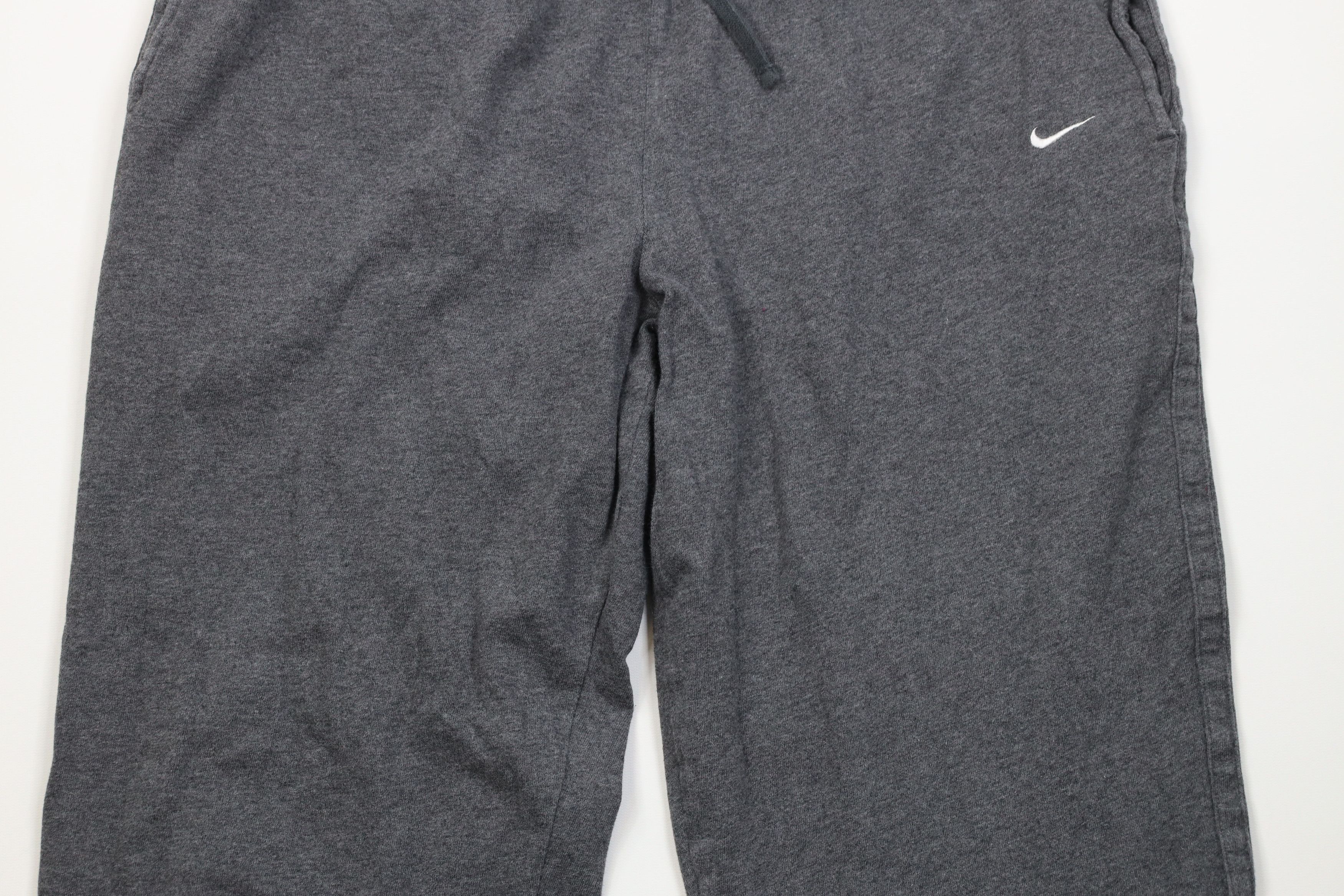 Nike Vintage Y2K Nike Scott Mini Swoosh Wide Leg Sweatpants Gray Size US 38 / EU 54 - 3 Thumbnail