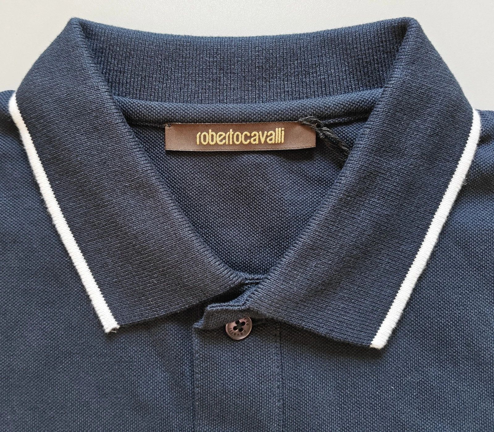 Roberto Cavalli Robert Cavalli RC Monogram-Embroidered Polo Shirt T / 6006 Size US L / EU 52-54 / 3 - 5 Thumbnail