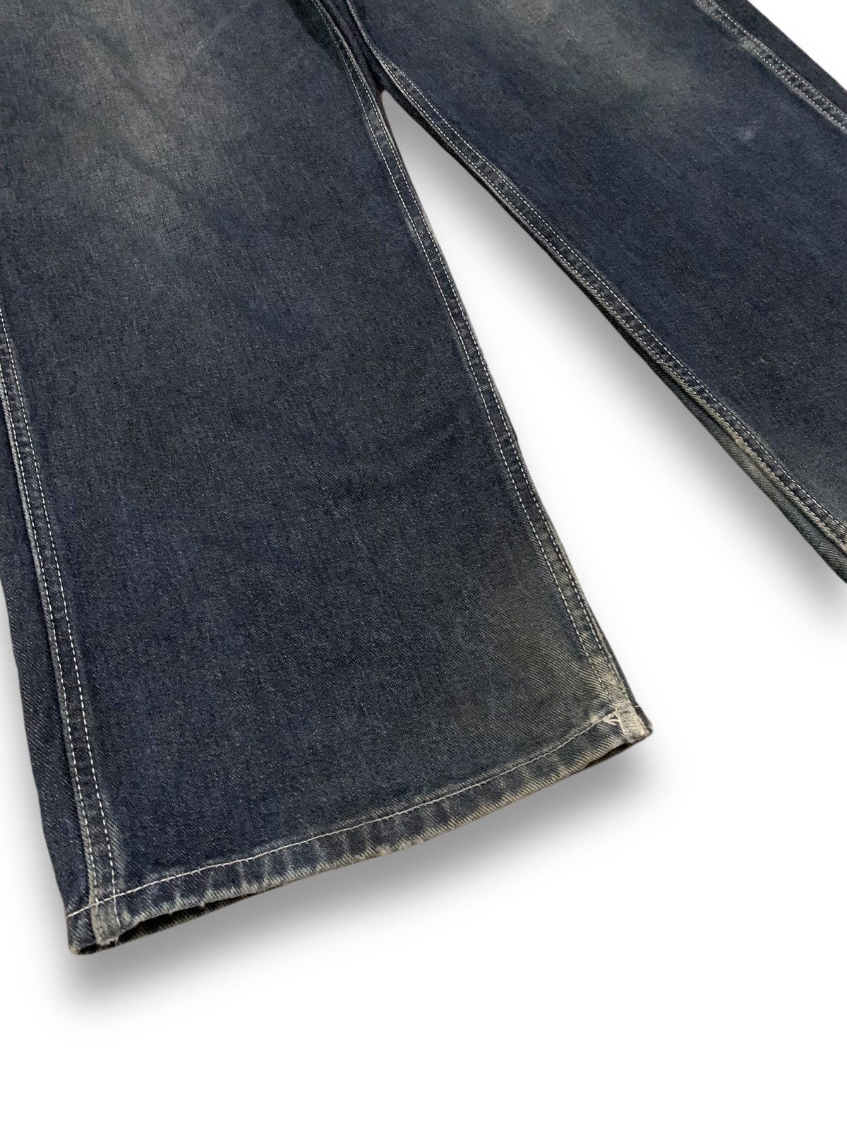 GU × Undercover Vintage Japanese Brand GU Faded Baggy Loose Ripped Jeans Size US 30 / EU 46 - 11 Thumbnail