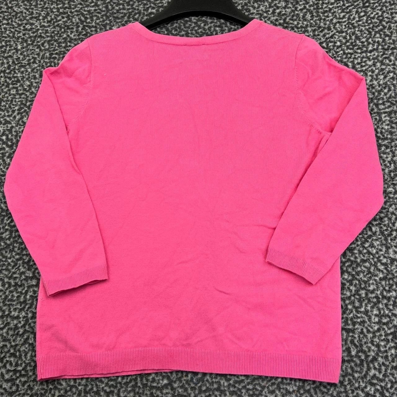 Talbots Talbots Sweater Women Button Up 3/4 Sleeve Pima Cotton SP Size S / US 4 / IT 40 - 2 Thumbnail