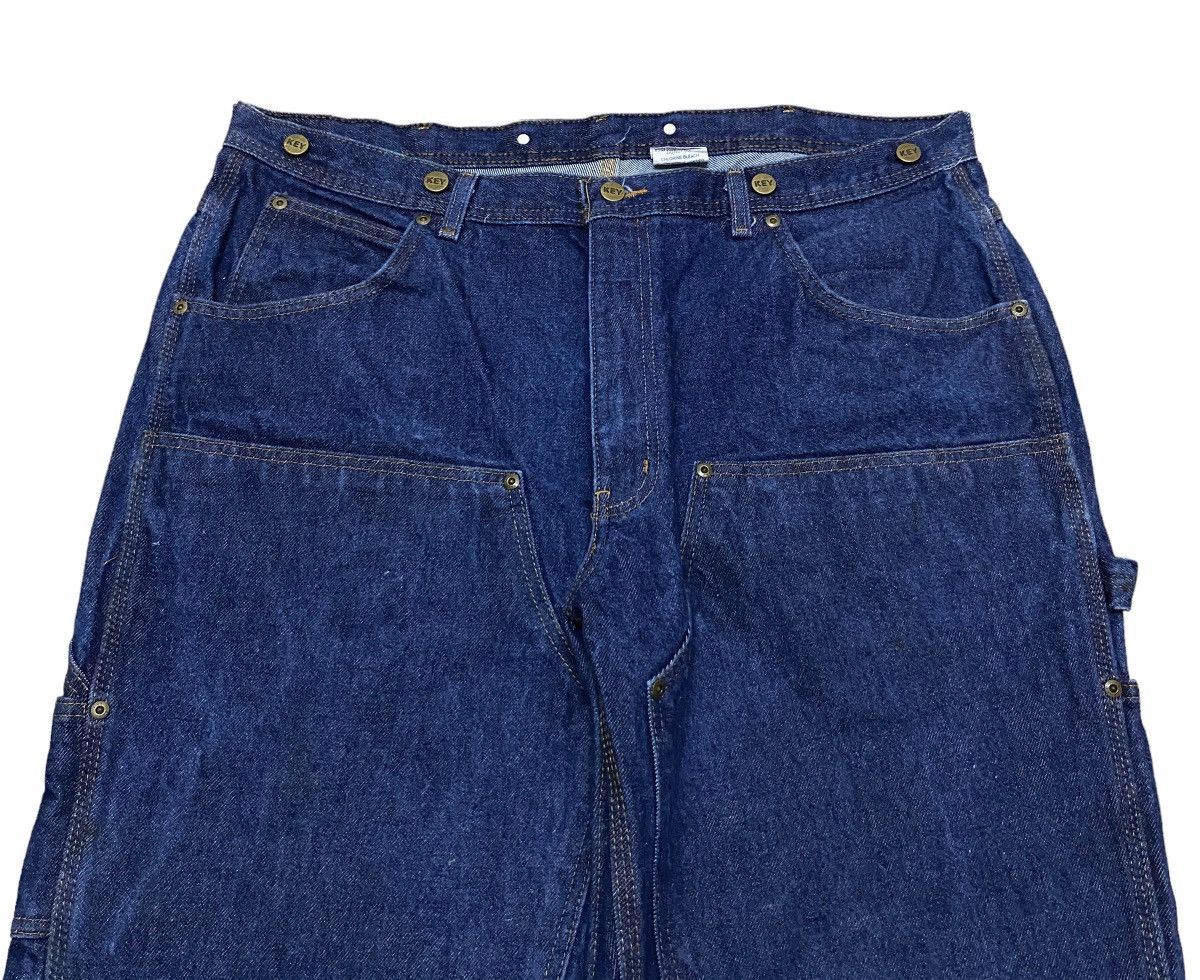 If Six Was Nine × Vintage Vintage Brand Key Double Knee Baggy Jeans 1990s Size US 40 / EU 56 - 3 Thumbnail