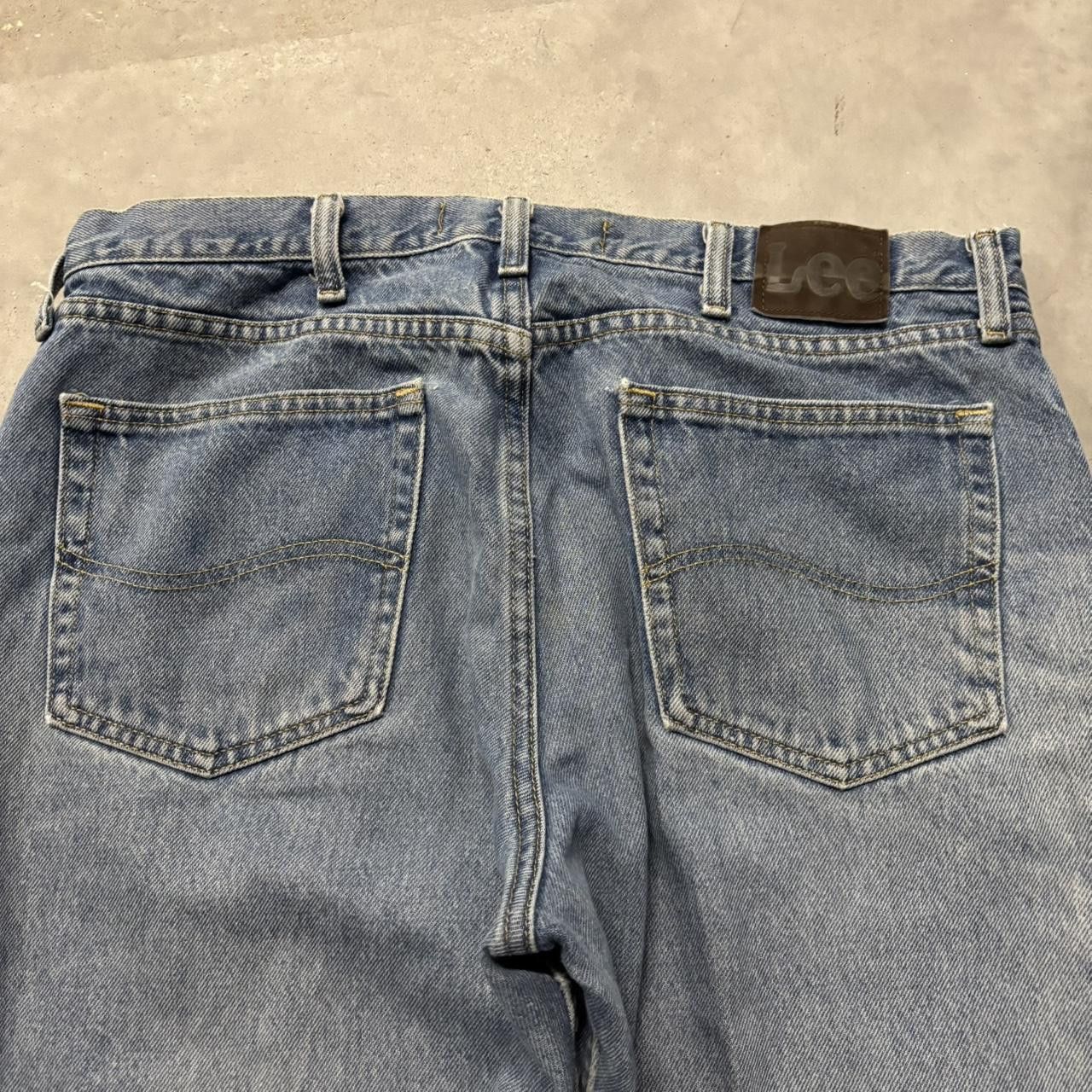 Japanese Brand × Vintage Crazy Vintage Y2K/2000s Grunge Medium Wash Distressed Denim Jeans! Size US 36 / EU 52 - 7 Thumbnail