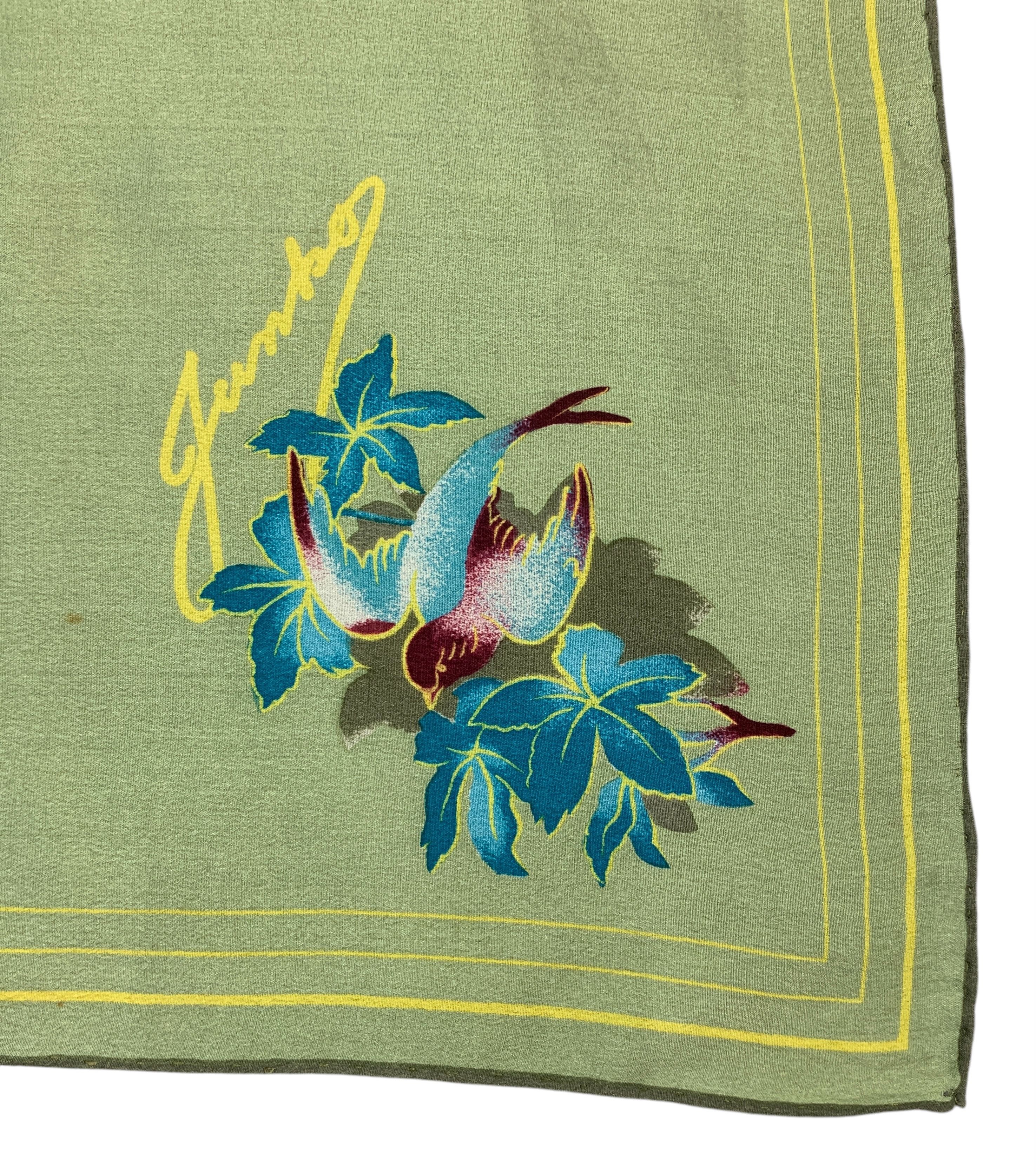 Japanese Brand × Vintage Vintage Junko Silk Scarf Neckwear - SCA2135 Size ONE SIZE - 6 Thumbnail