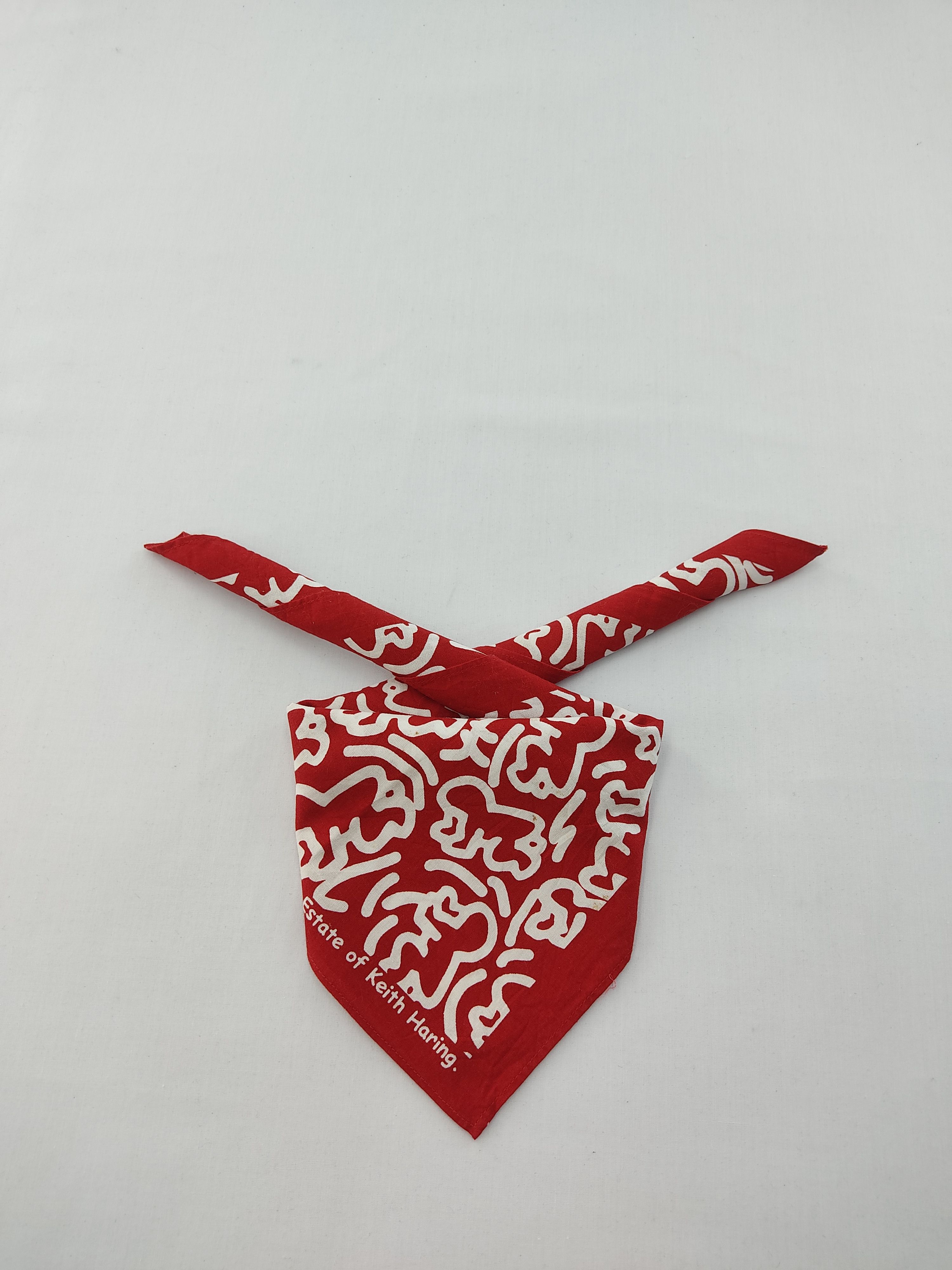 Keith Haring Vintage Keith Haring Bandana / Handkerchief Size ONE SIZE - 2 Thumbnail