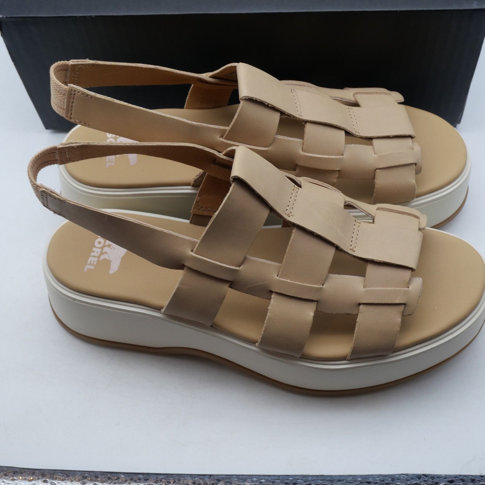 SOREL NEW Sorel Women's 9.5 Dayspring Slingback Sandals Tan Size US 9.5 / IT 39.5 - 7 Thumbnail