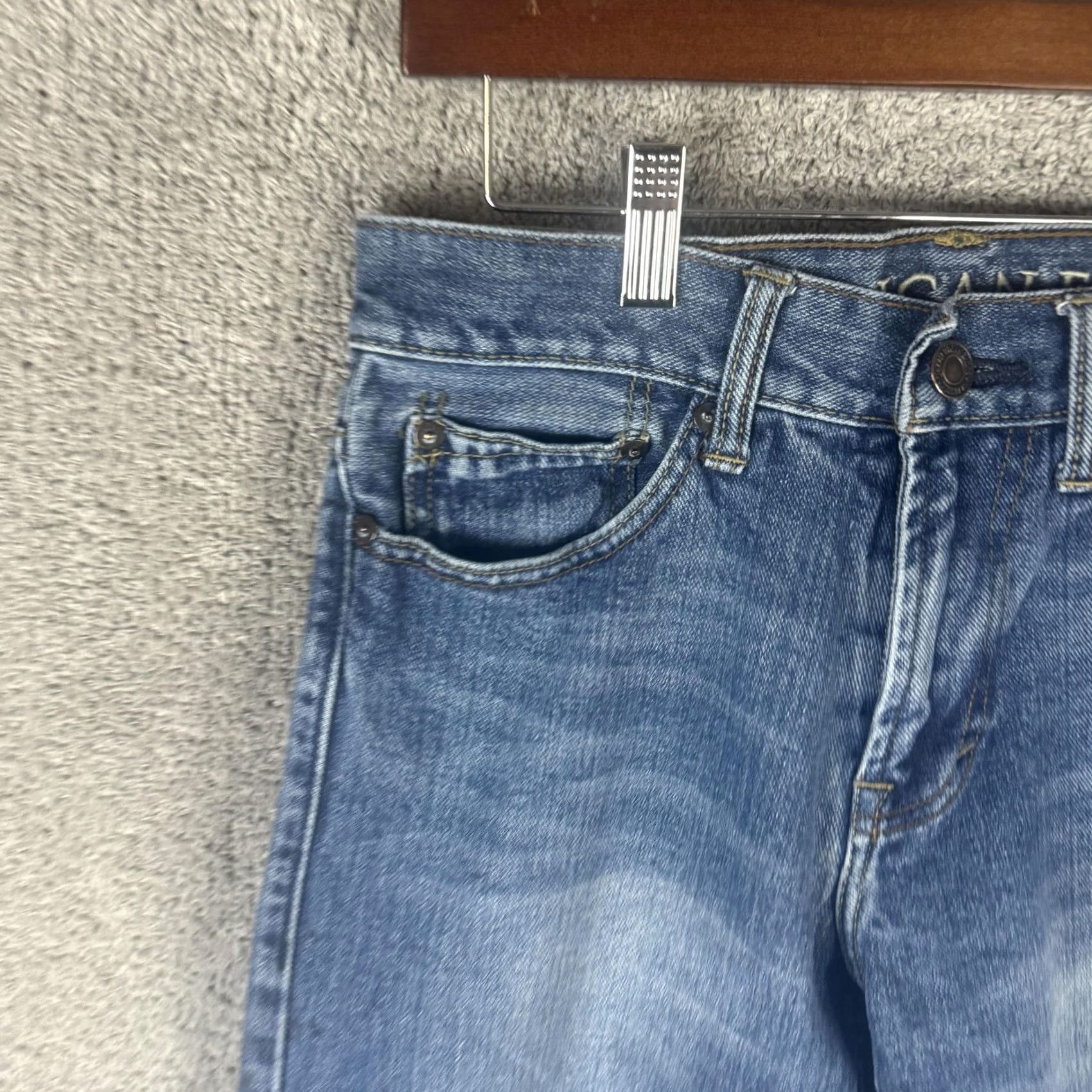 Vintage American Eagle Jeans Mens 28x30 Blue Bootcut Live Your Life Distressed Denim Jeans Mens 28x30 Blue Bootcut Live Your Life Distressed Denim Size US 28 / EU 44 - 2 Thumbnail