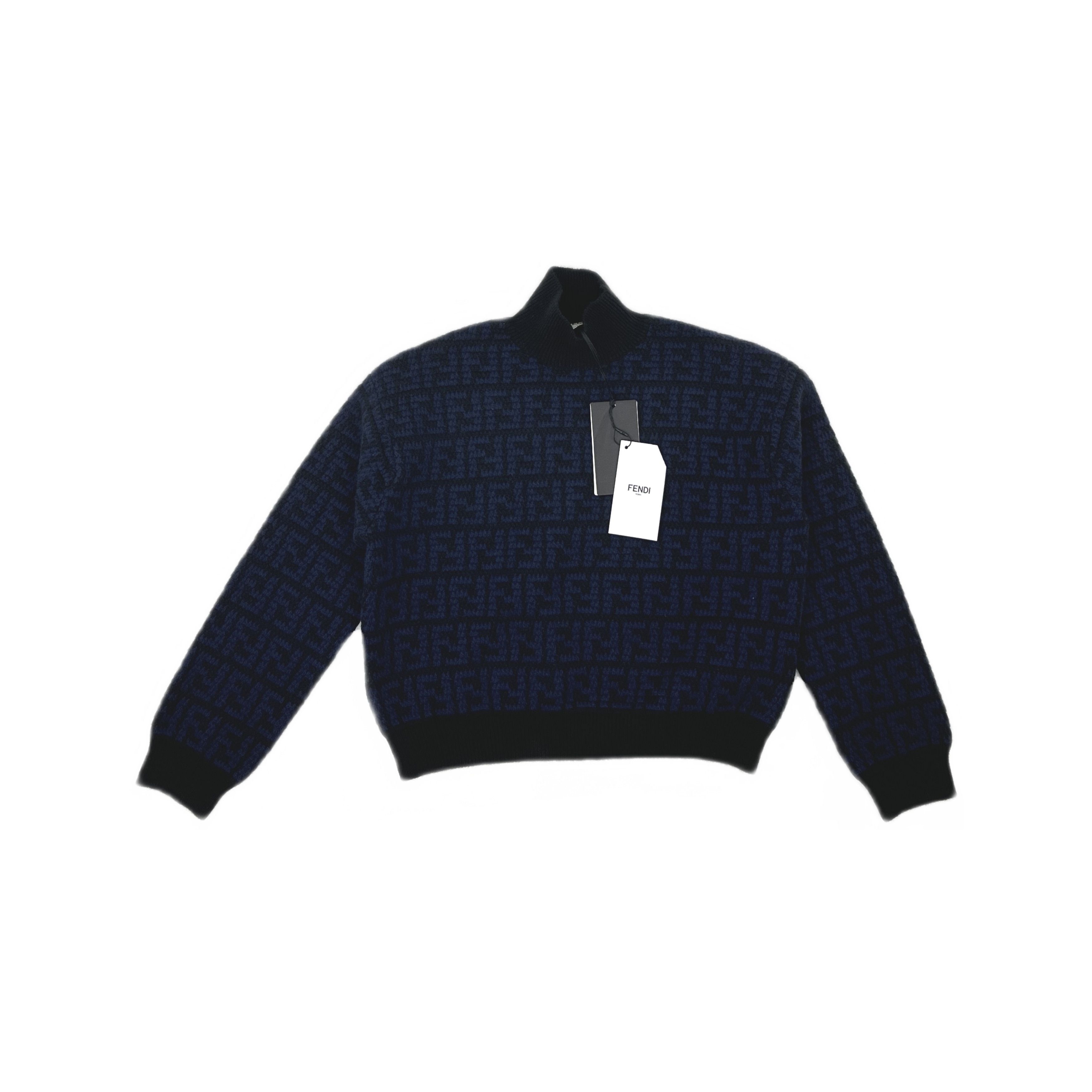 Fendi Fendi FF Logo Cashmere Sweater IT 40 Size S / US 4 / IT 40 - 1 Thumbnail