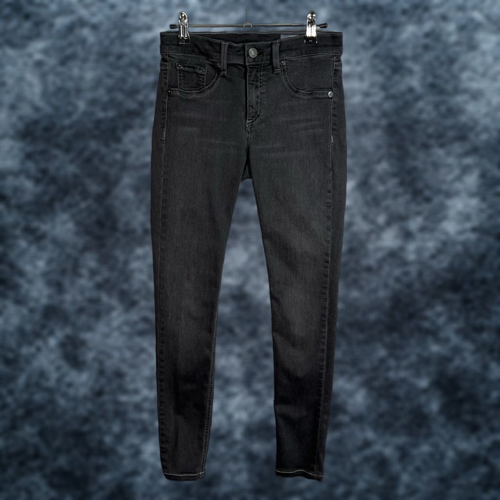 Rag & Bone VINTAGE rag & bone Jeans Womens 27 Black Wash Skinny Cotton Blend Size 27" / US 4 / IT 40 - 1 Thumbnail