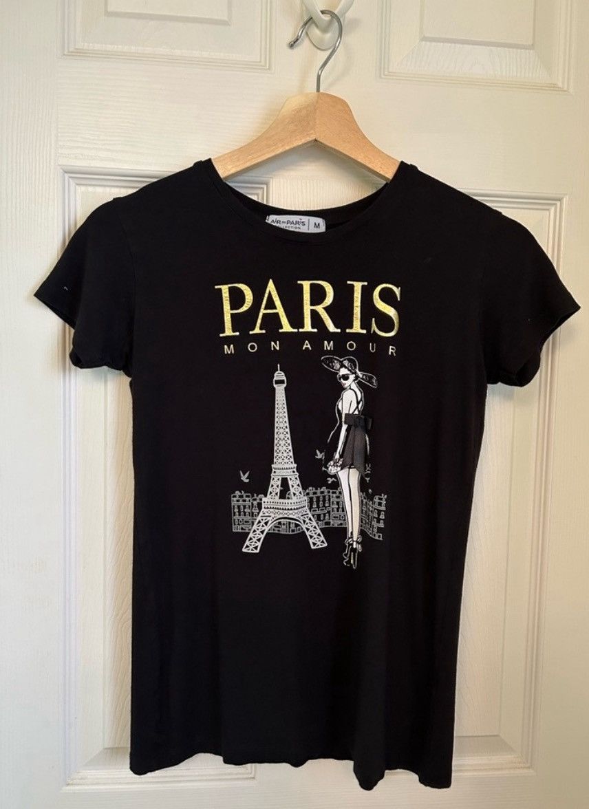 Other Stylish shortsleeved Black T shirt Size M / US 6-8 / IT 42-44 - 1 Thumbnail