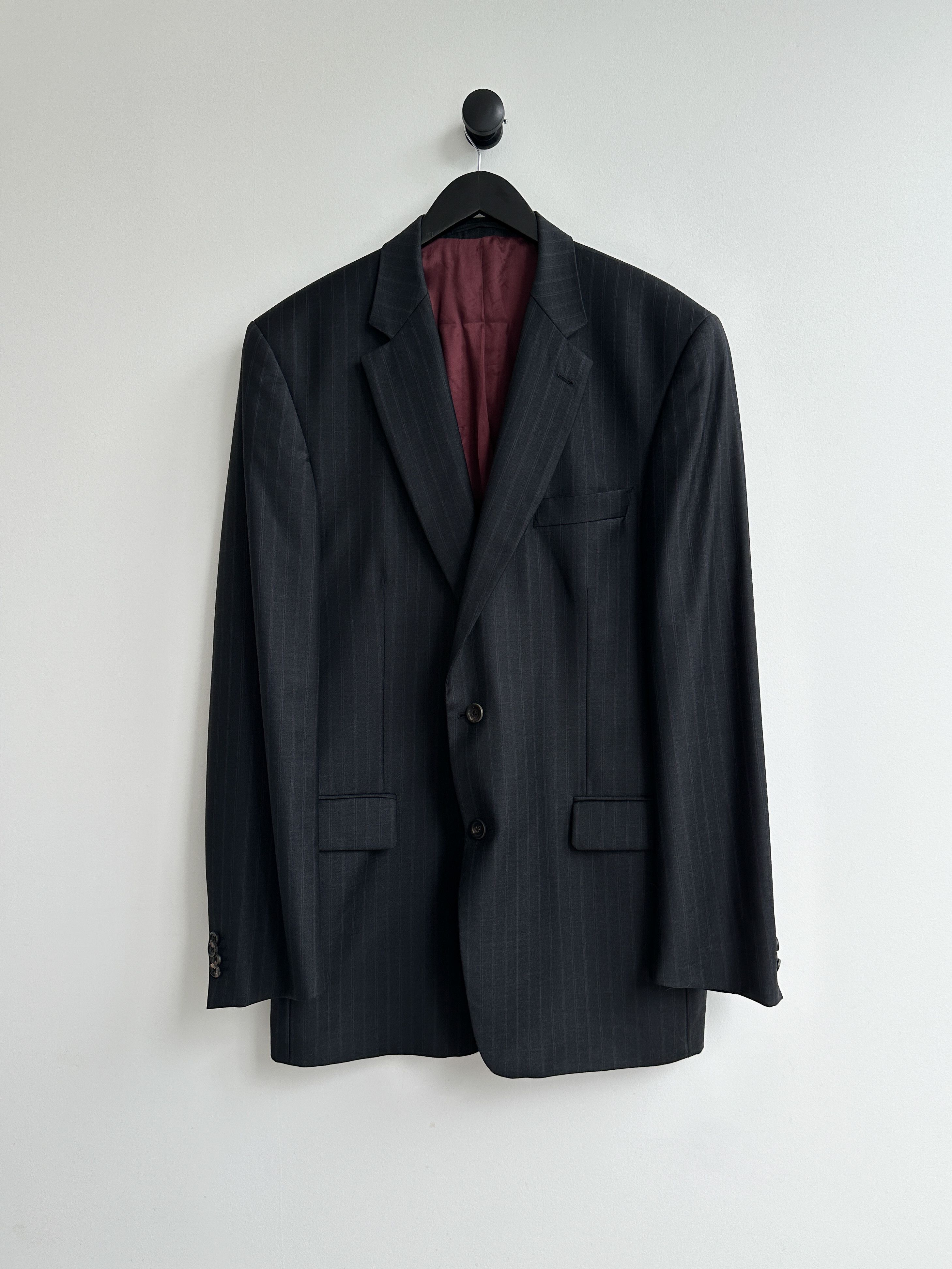 Ermenegildo Zegna Ermenegildo Zegna Black Wool Blazer Size 48R - 1 Thumbnail