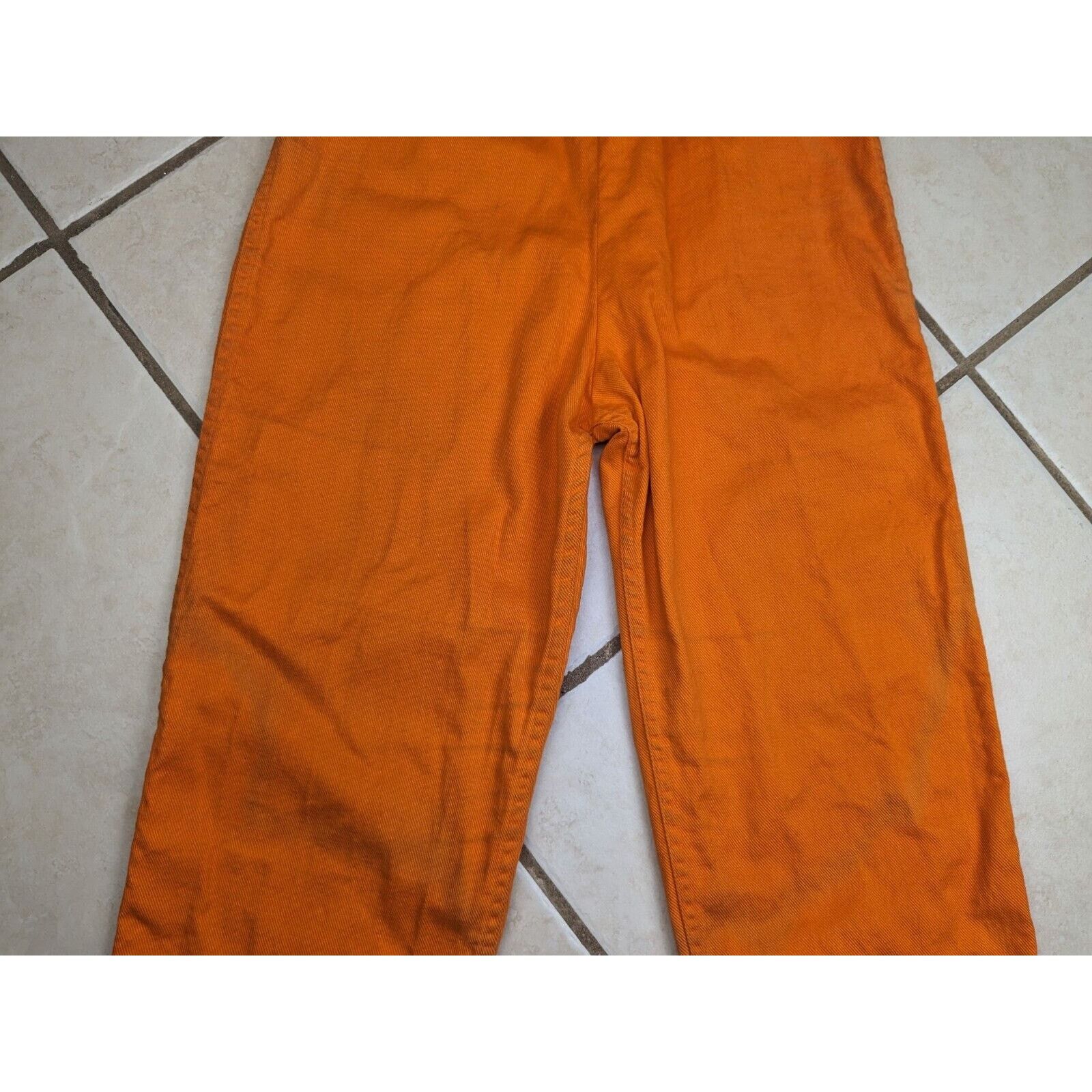 Other 1960's Cole of California Orange Denim Pants High Waist Size 34" / US 12 / IT 48 - 3 Thumbnail