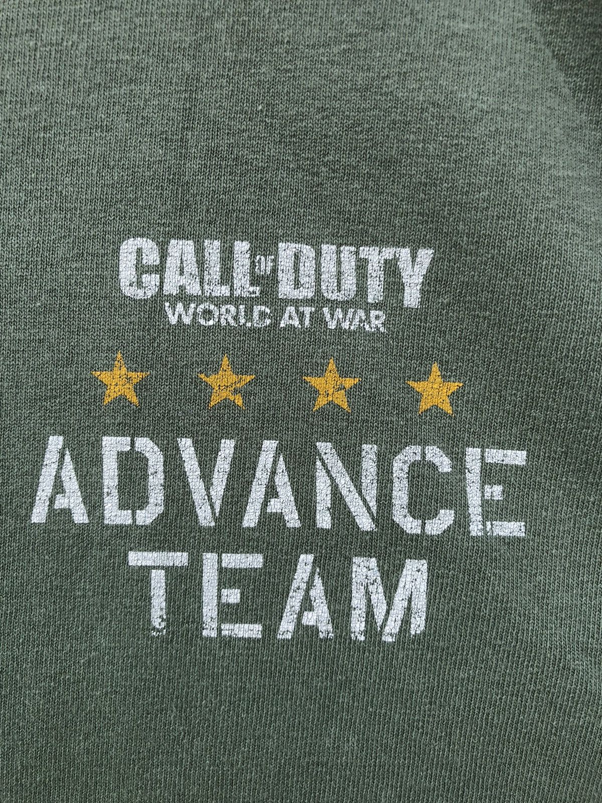 Vintage Vintage Sunfaded Call Of Duty Advance Team Backhit Tee Size US L / EU 52-54 / 3 - 12 Thumbnail
