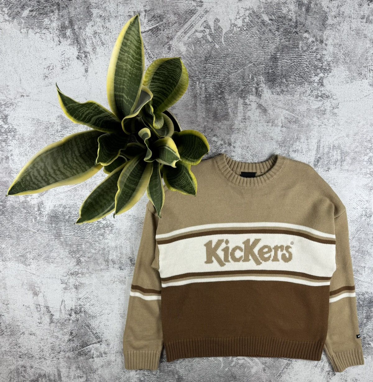 Kickers KICKERS Hip Hop Wool Knit Sweater Small Sweatshirt Pullover Size US S / EU 44-46 / 1 - 1 Thumbnail