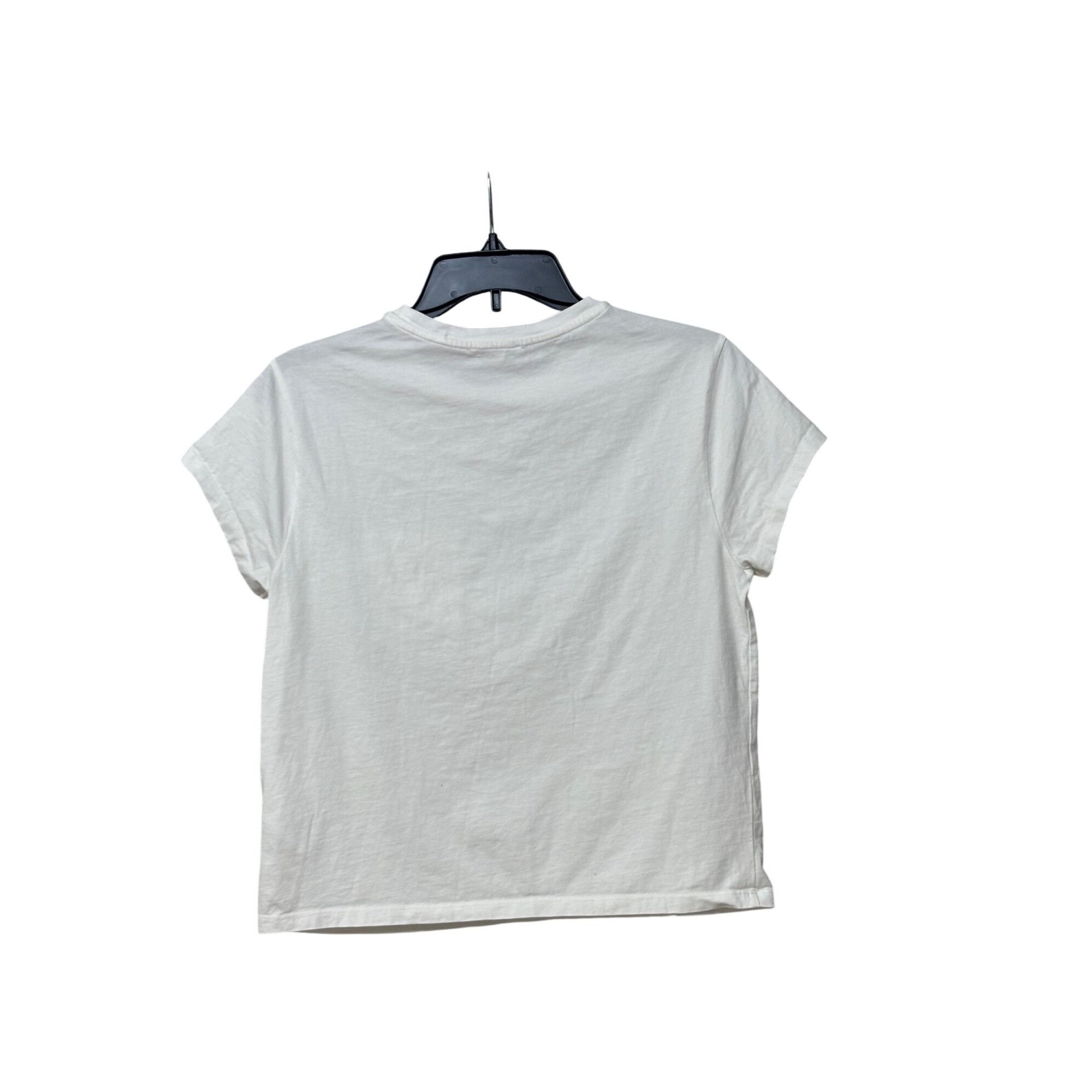 Cynthia Rowley Cynthia Rowley Beaded Anchor patch packet Detail Box Tee, Wh Size XS / US 0-2 / IT 36-38 - 8 Thumbnail