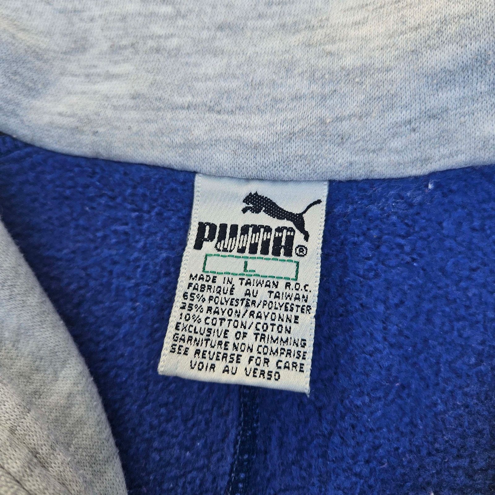 Puma Vintage Puma Track Jacket Women's Large Full-Zip Jogger Size L / US 10 / IT 46 - 2 Thumbnail