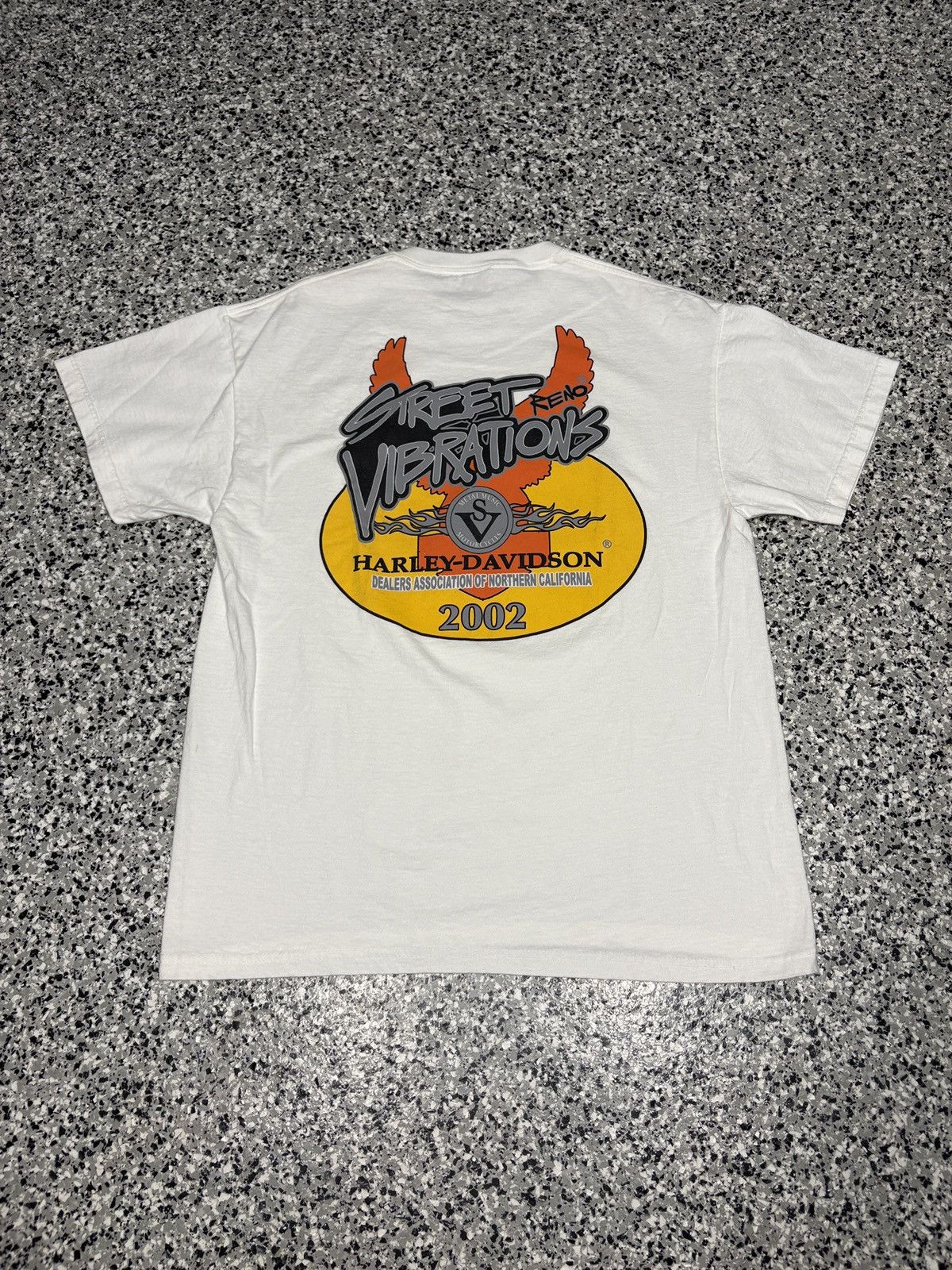 Harley Davidson 2002 Harley Davidson Street Vibrations T-Shirt Size L 0770 Size US L / EU 52-54 / 3 - 2 Thumbnail