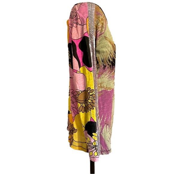 Custo Barcelona Custo Barcelona Floral Sequin Long Sleeve Top - M Size M / US 6-8 / IT 42-44 - 6 Thumbnail
