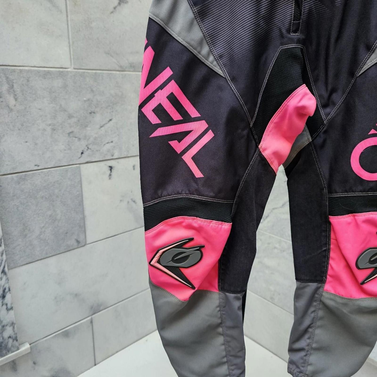 O'Neill O'Neal MX Pants - Black & Pink Size 28" / US 6 / IT 42 - 2 Thumbnail