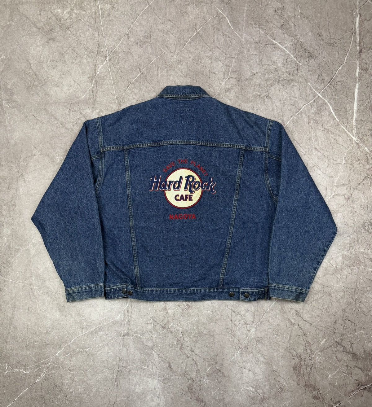 Hard Rock Cafe Vintage Hard Rock Cafe Jeans Jacket Size US XL / EU 56 / 4 - 1 Thumbnail