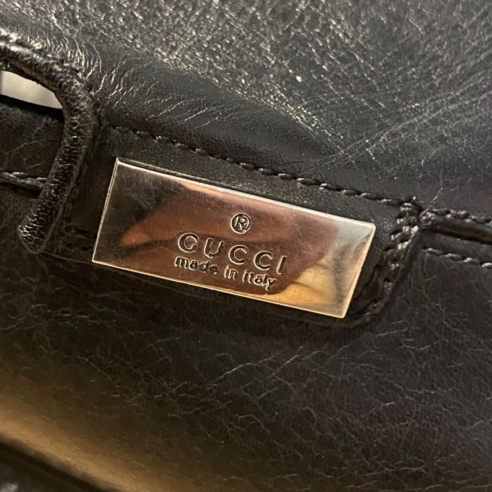 Gucci GUCCI Luxury Shoes Loafers Leather Vintage Dress Italy mens Size US 8 / EU 41 - 9 Thumbnail