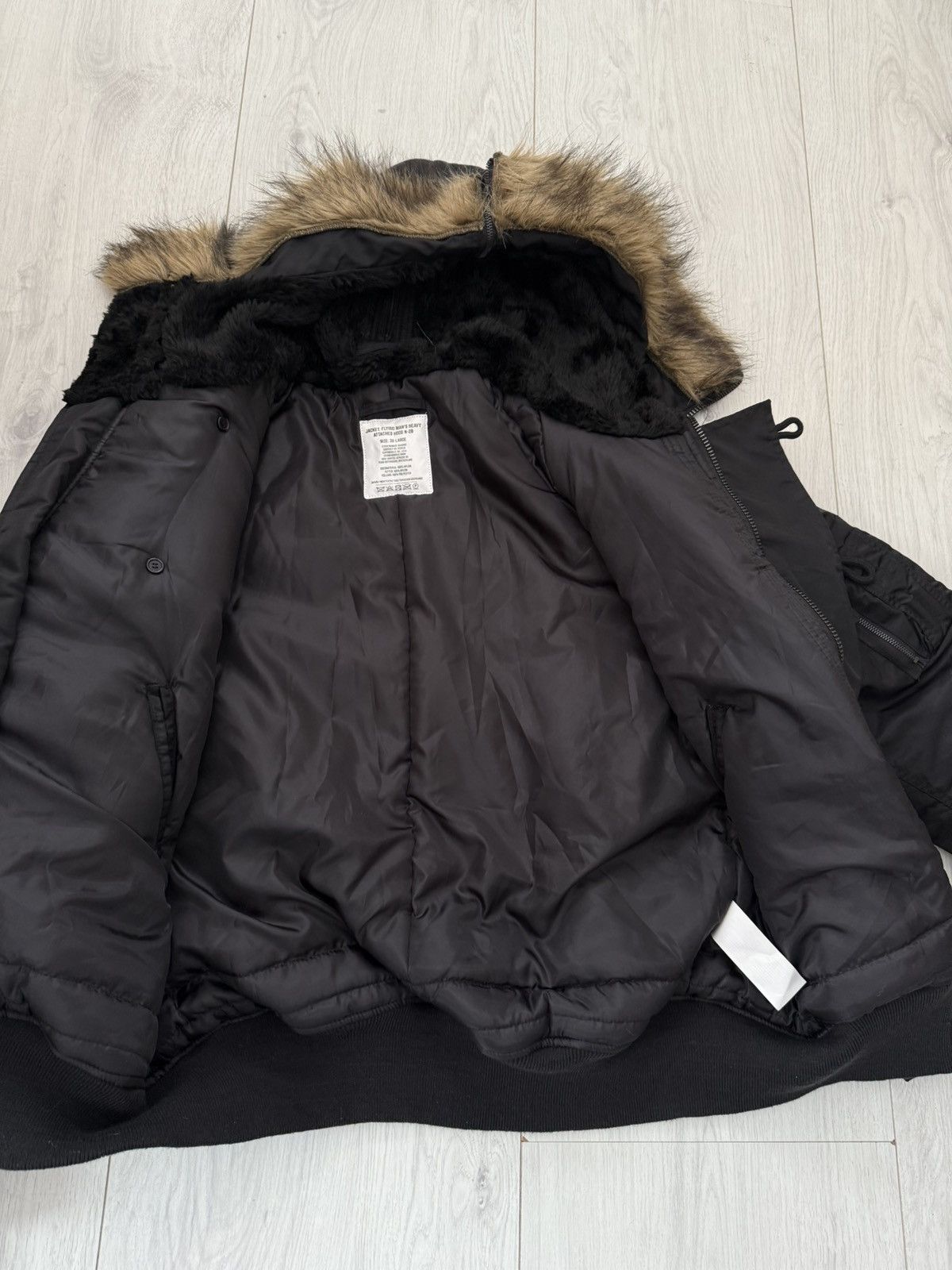 MIL-TEC Military N-2B Flight Bomber Jacket Mil-Tec Aviation Pilot Size US XXL / EU 58 / 5 - 9 Thumbnail