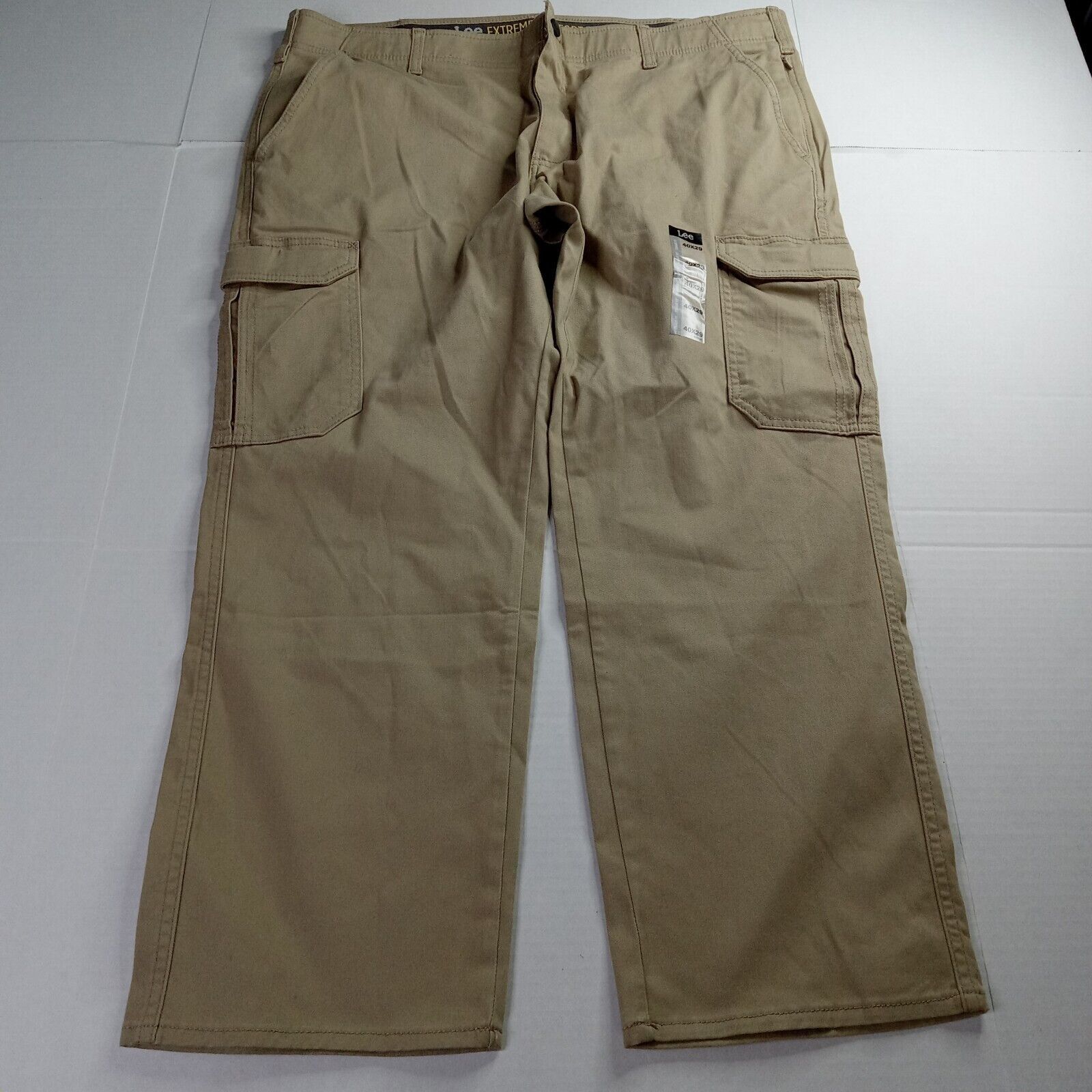 Lee Lee Extreme Comfort MVP Cargo Pants Men's 40x29 Beige Straig Size US 40 / EU 56 - 2 Thumbnail