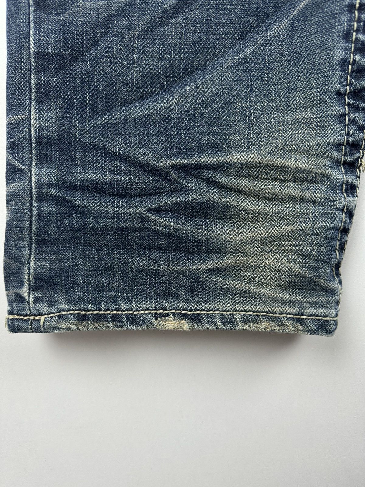 Affliction Vintage Y2K Opium Faded Electric Style Justing Denim Jeans Size US 30 / EU 46 - 10 Thumbnail