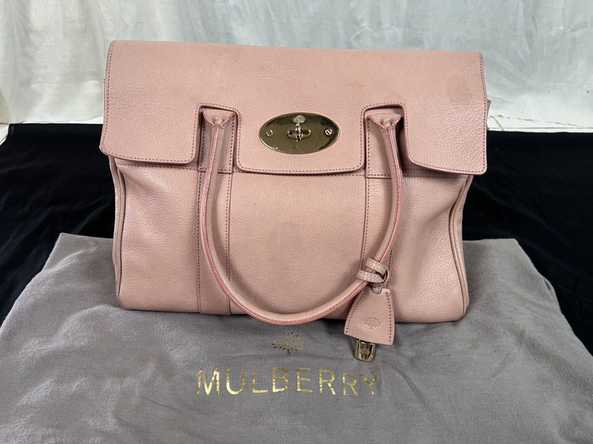 Mulberry Mulberry Bayswater Pink Leather Top Handle Bag –Made England Size ONE SIZE - 9 Thumbnail