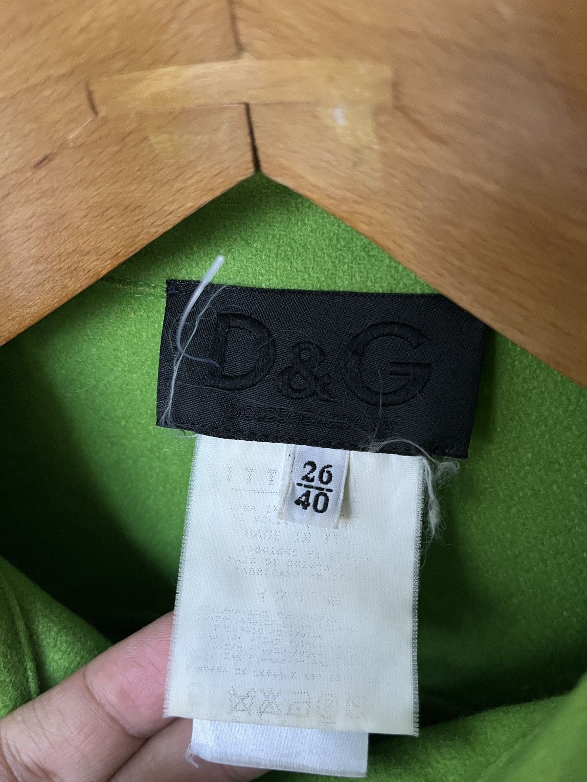 Dolce & Gabbana Dolce & Gabbana Green Neon Wool Jacket Size XS / US 0-2 / IT 36-38 - 3 Thumbnail