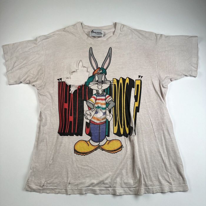 Thrasher Vintage 90s What’s Up Dog? Shirt Bugs Bunny XL Looney Tunes