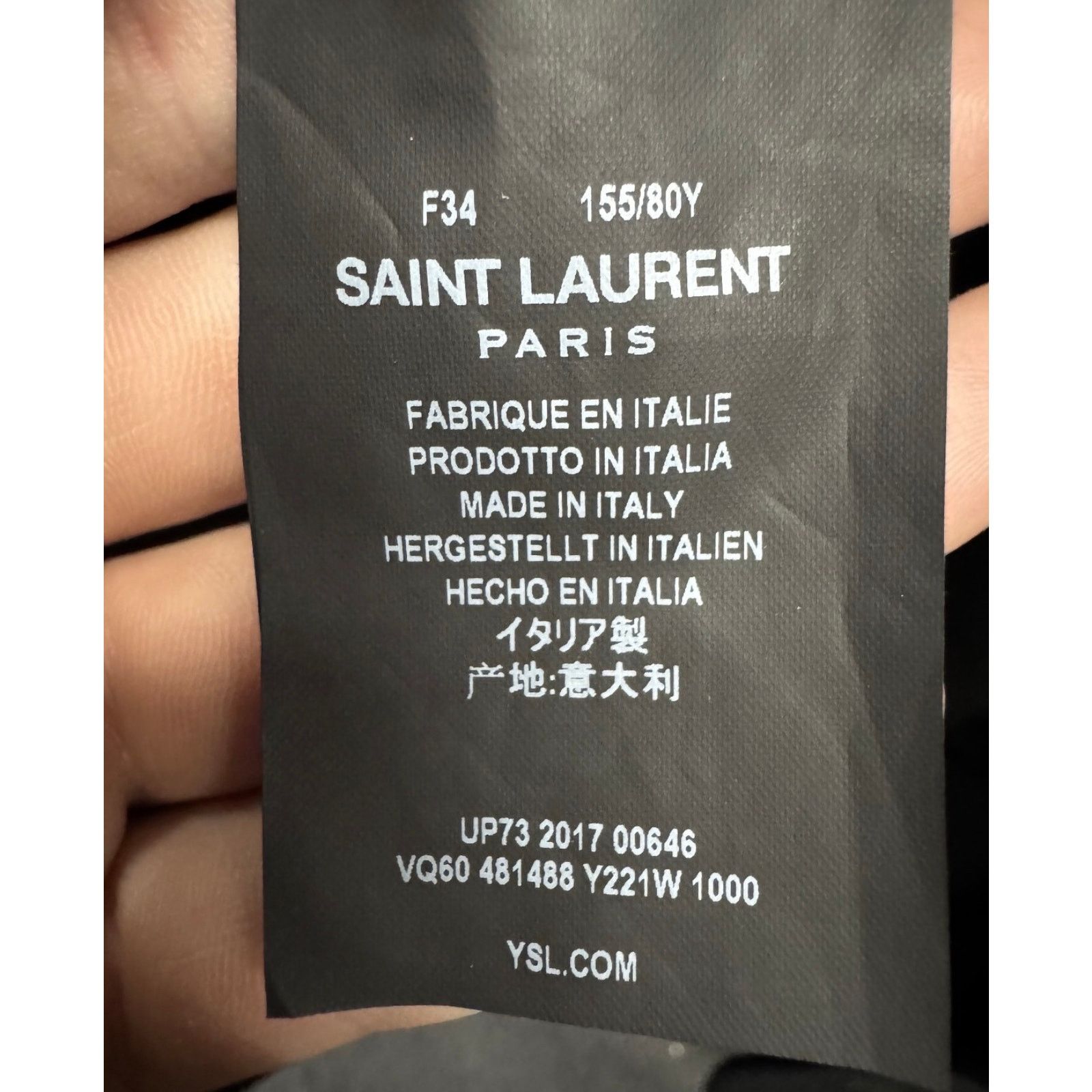 Saint Laurent Paris Chic Saint Laurent Black Wool Jacket - FR34/XS Size XS / US 0-2 / IT 36-38 - 6 Thumbnail