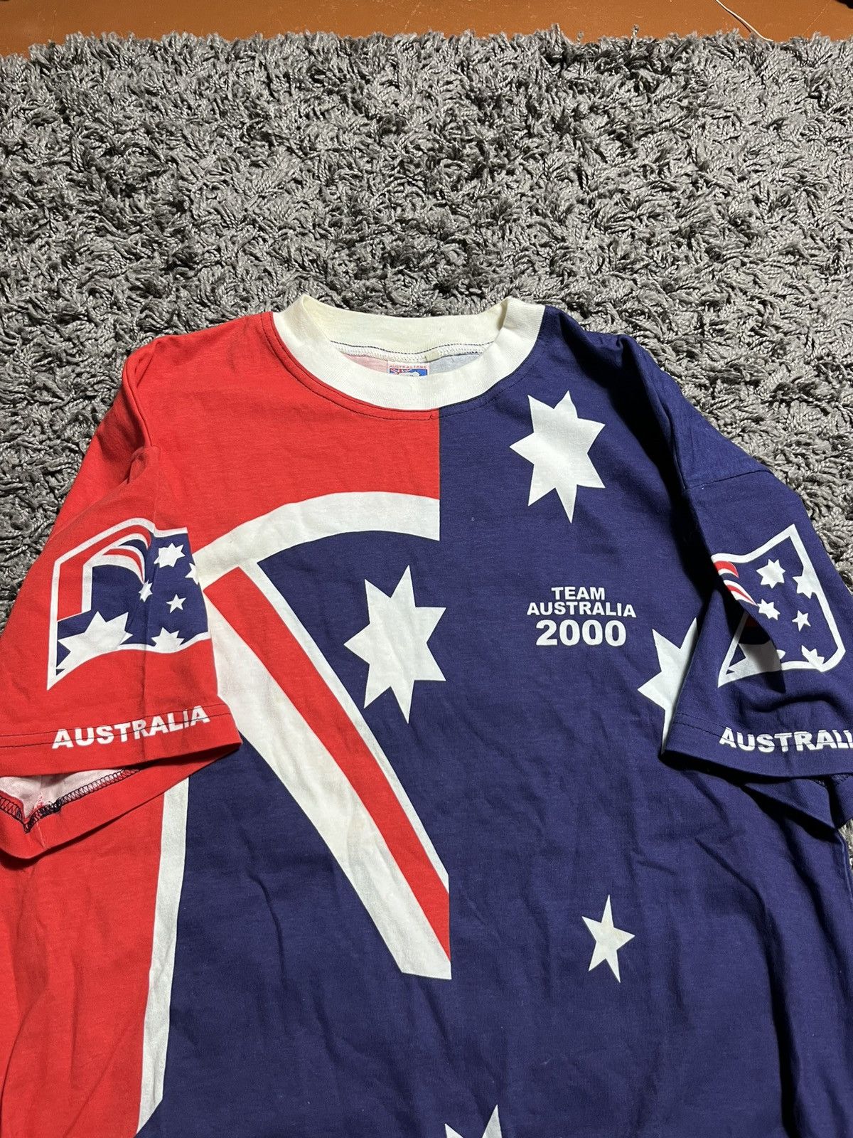 Vintage VINTAGE 1990s TEAM AUSTRALIA FLAG OVER PRINT GRAPHIC TEE Size US XL / EU 56 / 4 - 3 Thumbnail