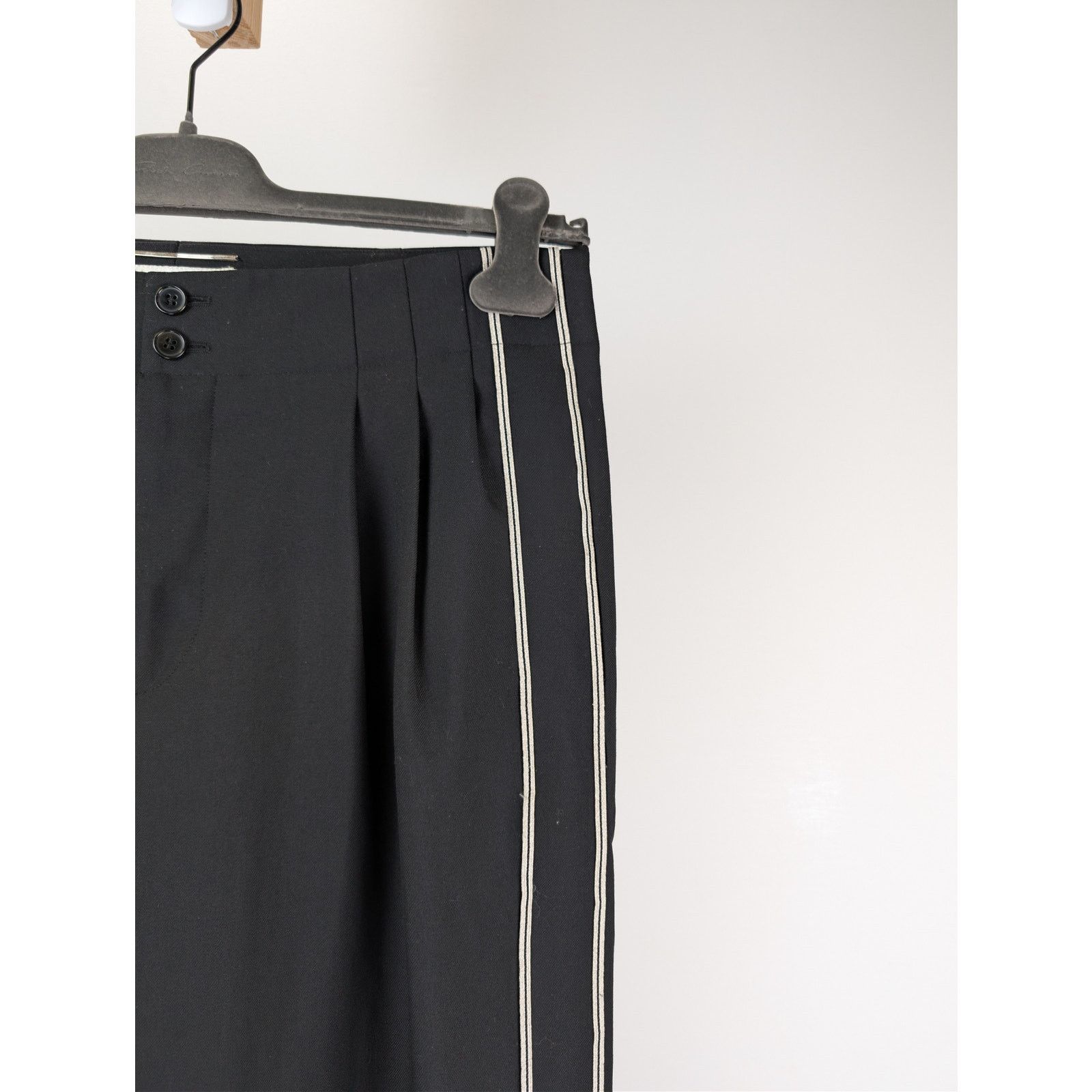 Saint Laurent Paris o1rshd1 CC20 Slacks Pants in Black Size US 32 / EU 48 - 5 Thumbnail