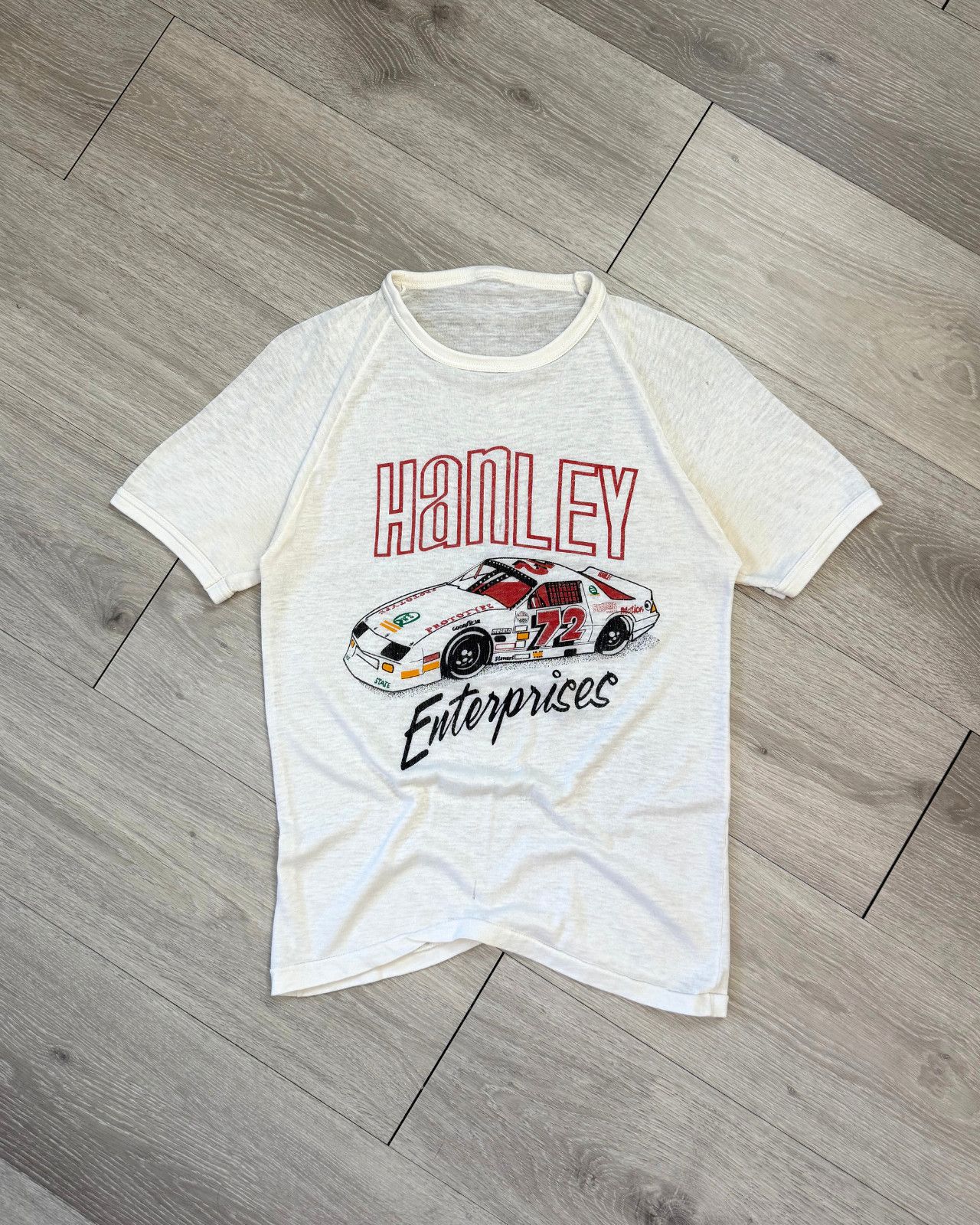 Vintage Rare Vintage 80's Hanley Enterprises Ringer T-Shirt - Small Size US S / EU 44-46 / 1 - 1 Thumbnail