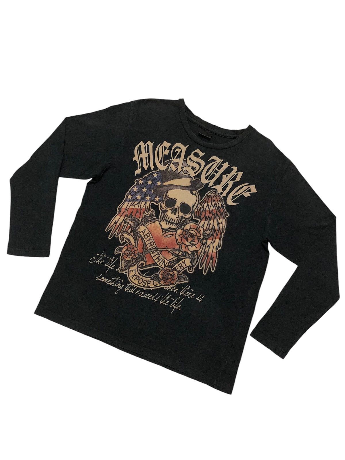 Japanese Brand Measure Long Sleeve T-Shirt Size US L / EU 52-54 / 3 - 1 Thumbnail