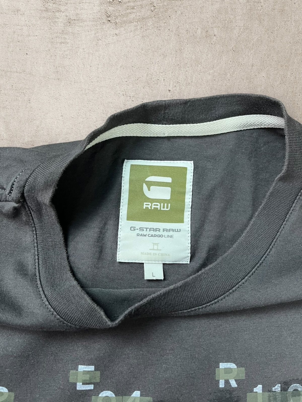 G-Star × Vintage Vintage G-star Raw Cargo Line T-shirt Size L Tee Size US M / EU 48-50 / 2 - 4 Thumbnail