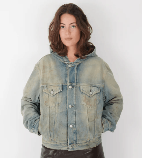 Acne Studios BNWT AW25 ACNE STUDIOS HOODED DENIM JACKET XS Size US XS / EU 42 / 0 - 1 Thumbnail