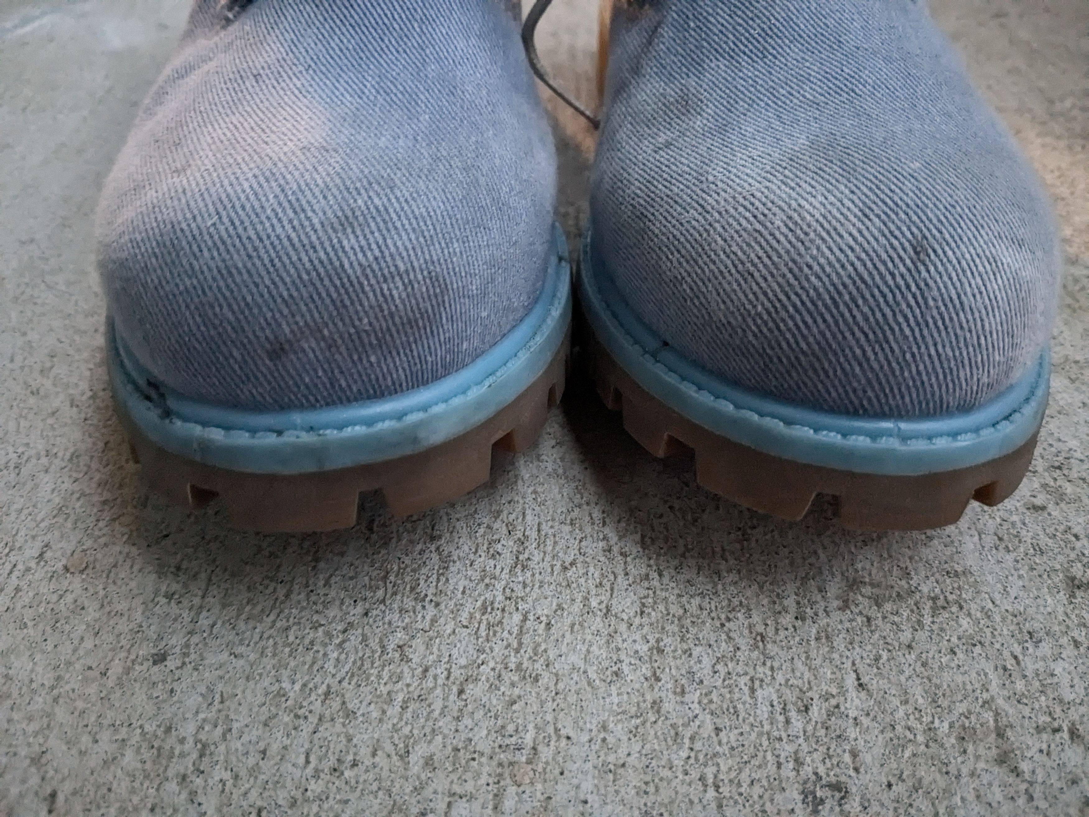 Just Don Timberland Just Don Boots Blue Denim 9.5 Jeans Size US 9.5 / EU 42-43 - 3 Thumbnail