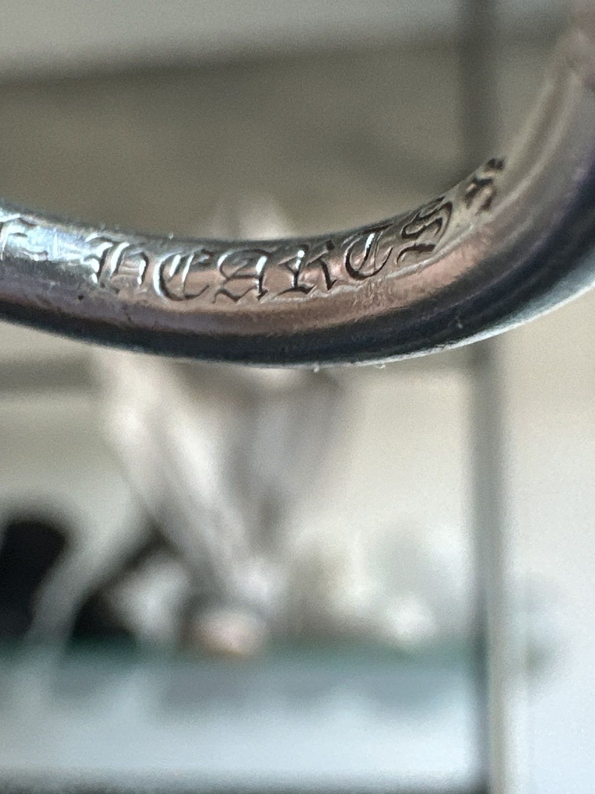 Chrome Hearts Diamond nail screw ring Size ONE SIZE - 6 Thumbnail