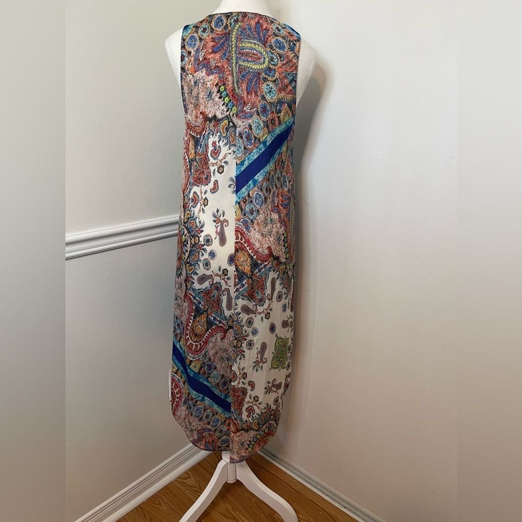 Zara Zara Scarf Style Paisley Satin Dress S Size S / US 4 / IT 40 - 6 Thumbnail